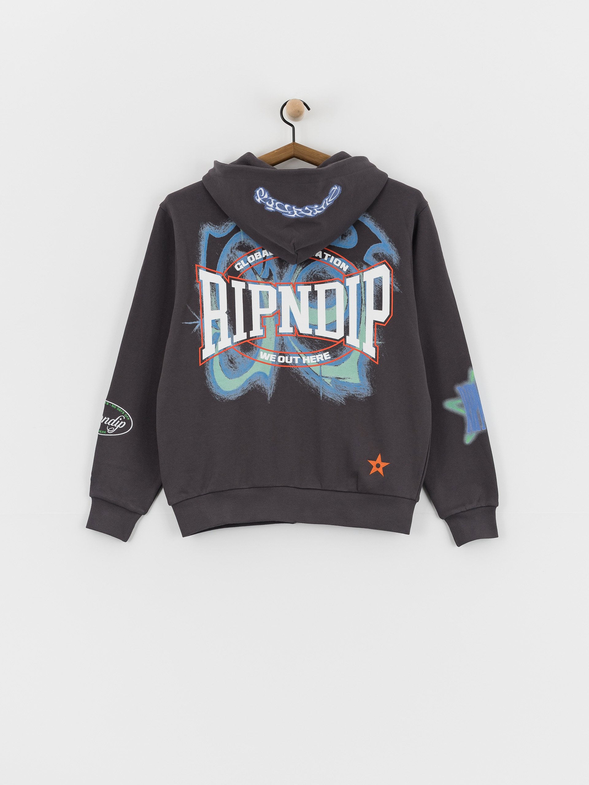 RipNDip Allure Zip HD Kapucnis pulóver (black)