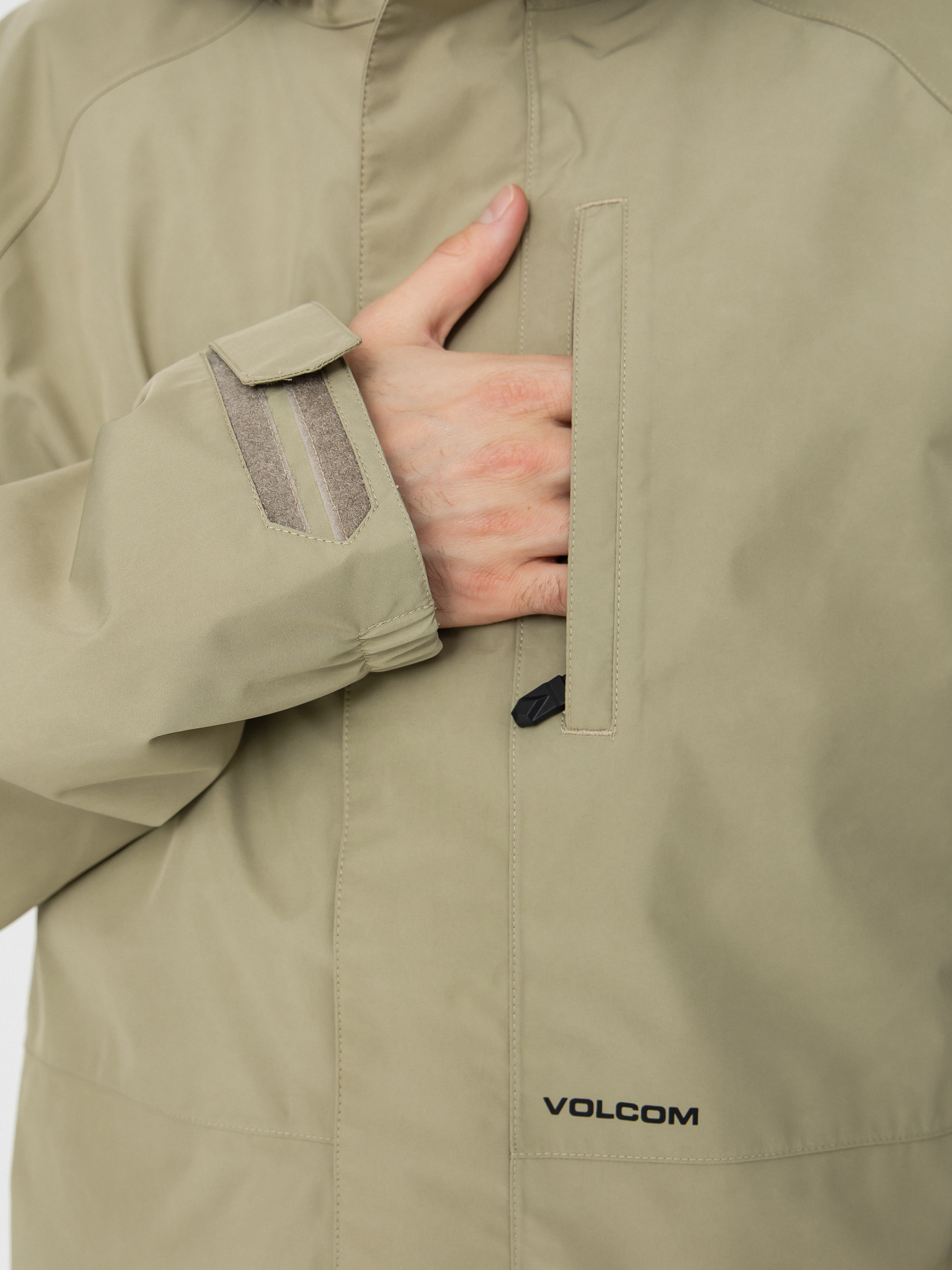 Férfi Snowboard dzseki Volcom Dua Ins Gore Tex (moss green)