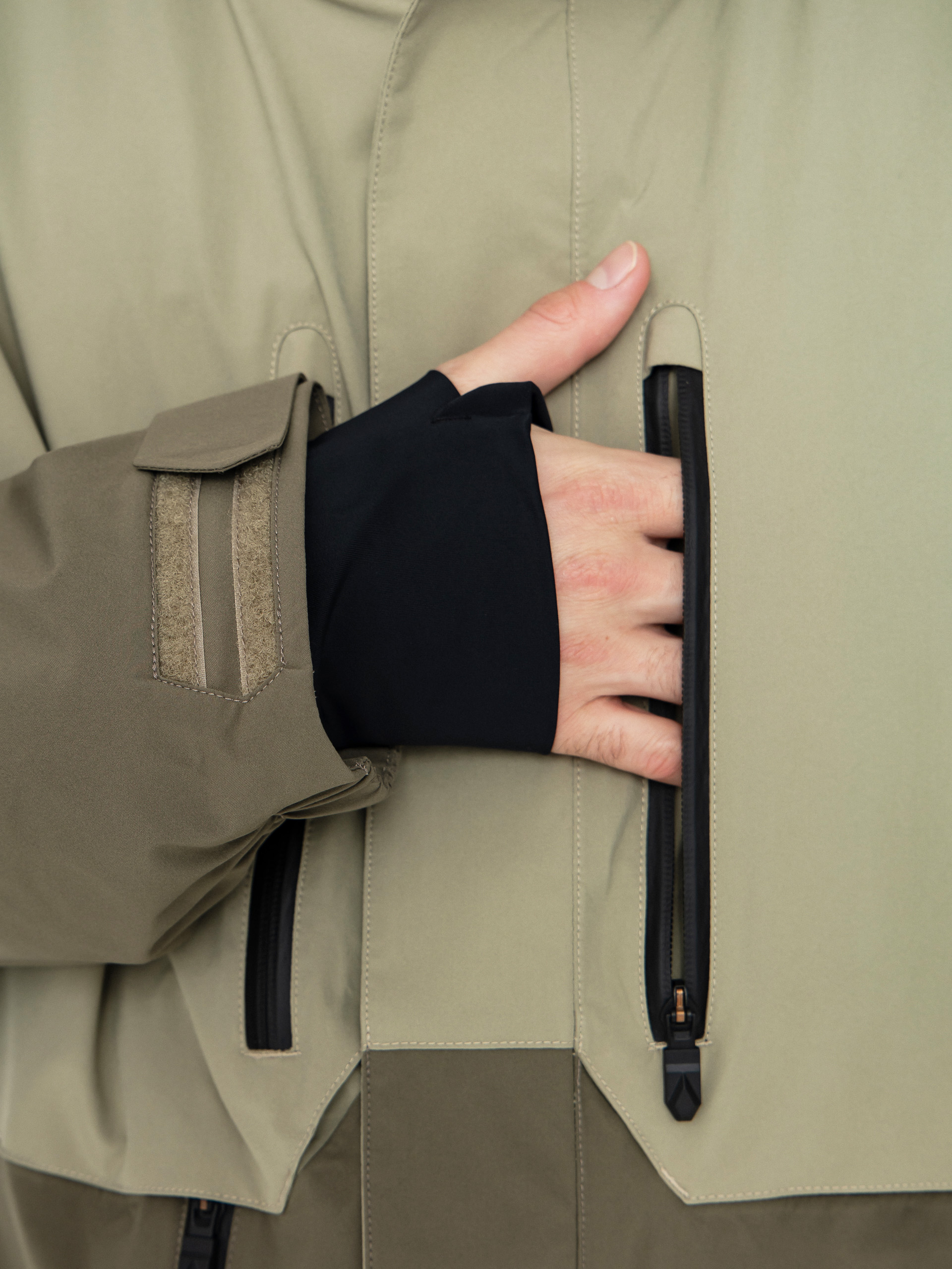 Férfi Snowboard dzseki Volcom Rnge Stretch 30K (moss green)