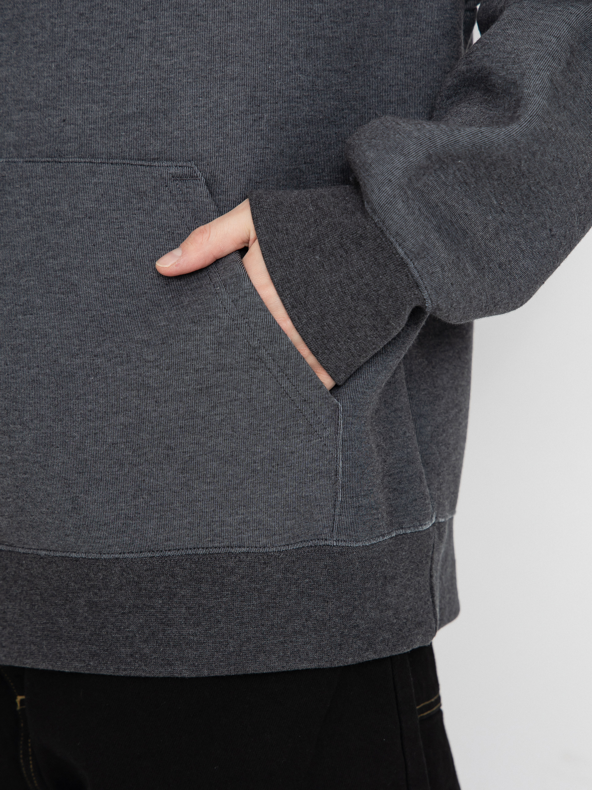 Kapucnis pulóver Carhartt WIP Alda HD (black/white)