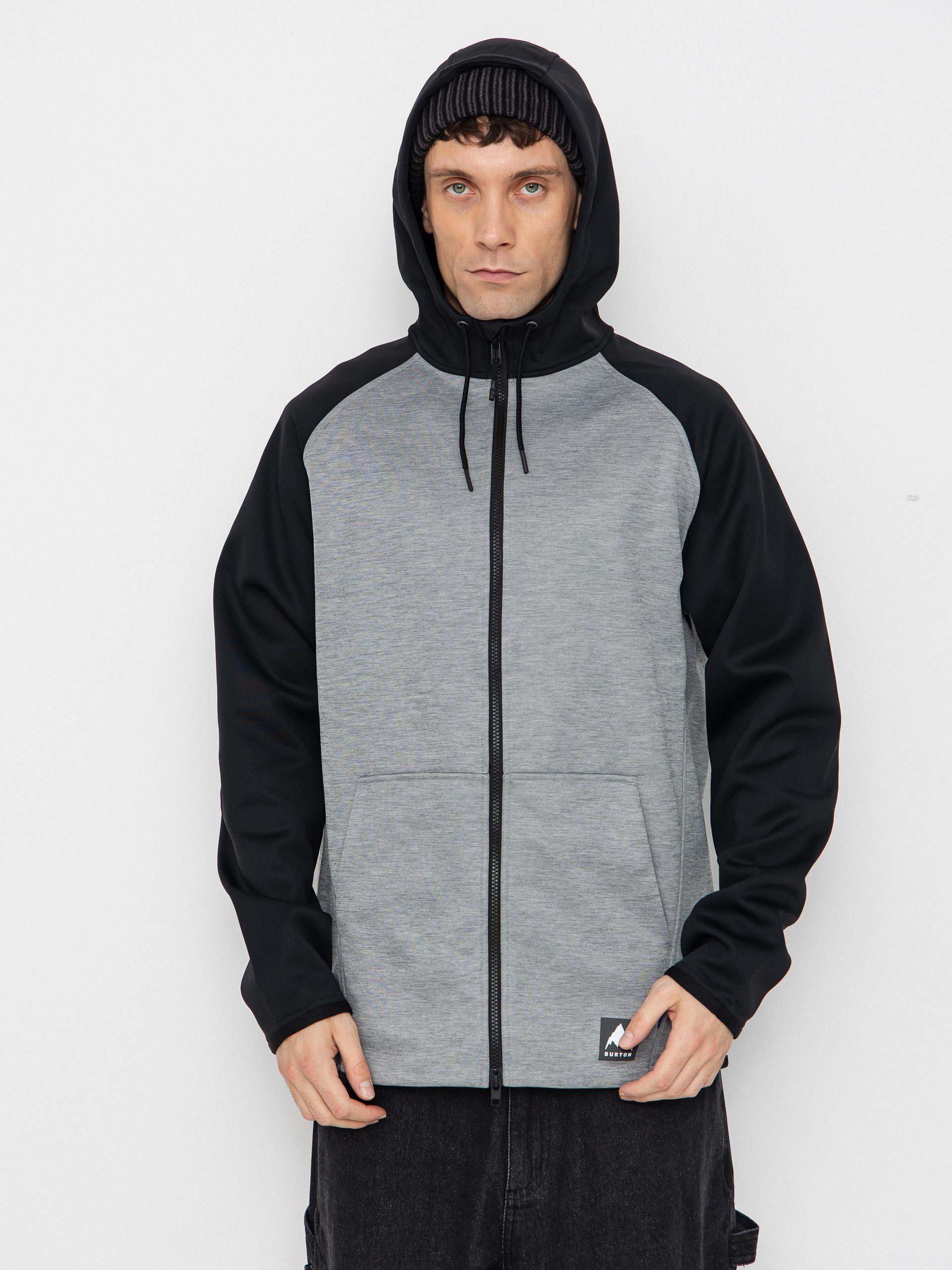 Thermo pulu00f3ver Burton Crown ZHD (gray heather/true black)