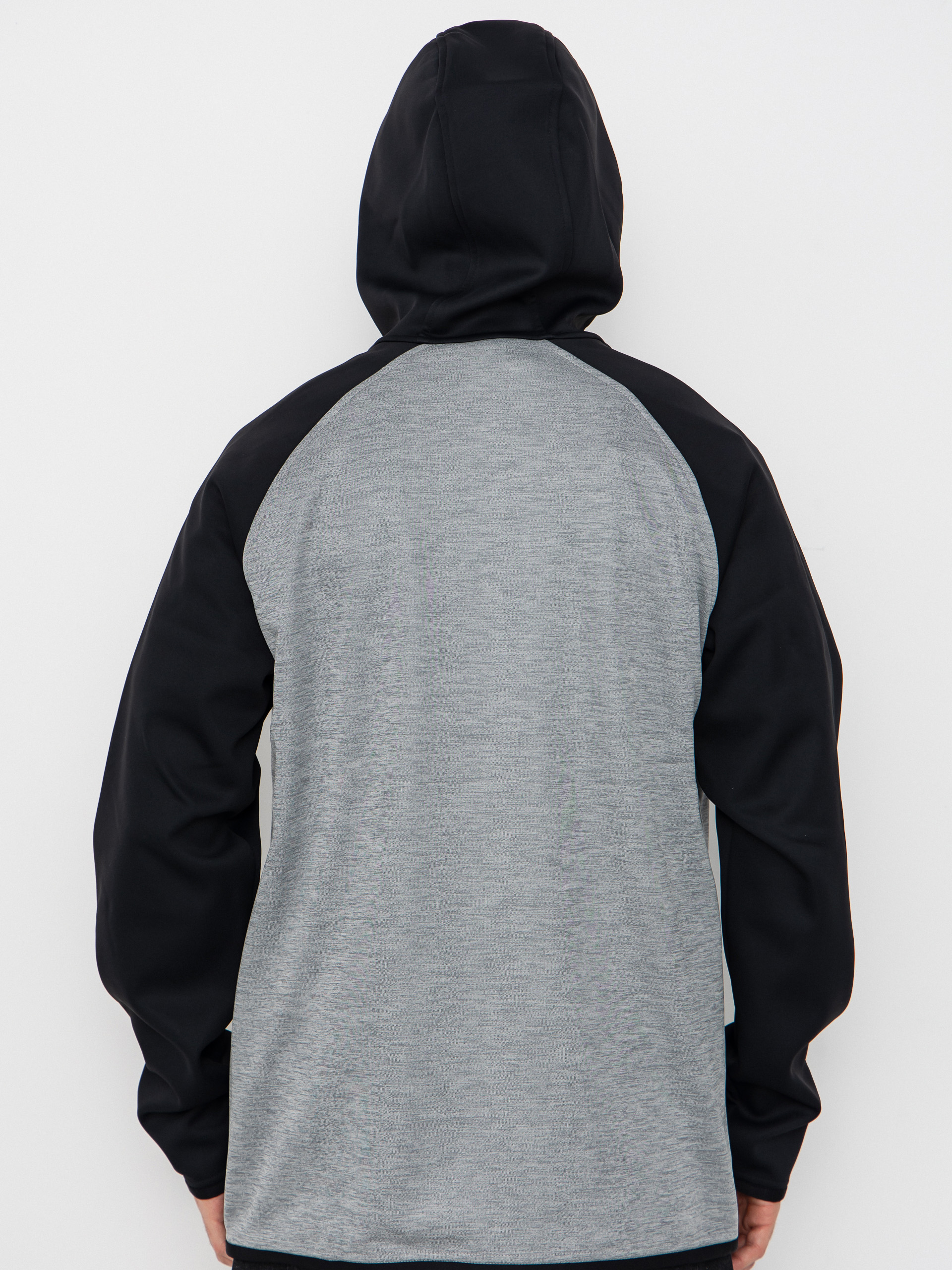 Férfi Thermo pulóver Burton Crown ZHD (gray heather/true black)