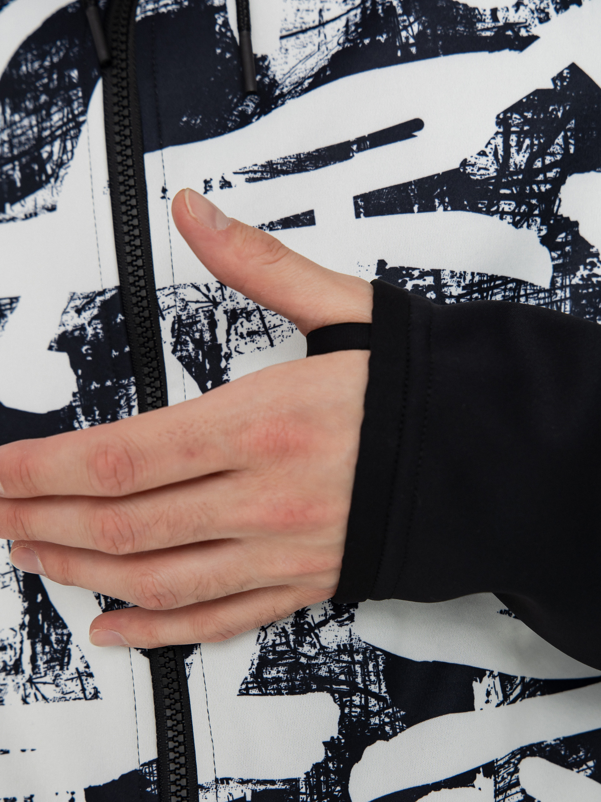 Férfi Thermo pulóver Burton Crown ZHD (city streets/true black)