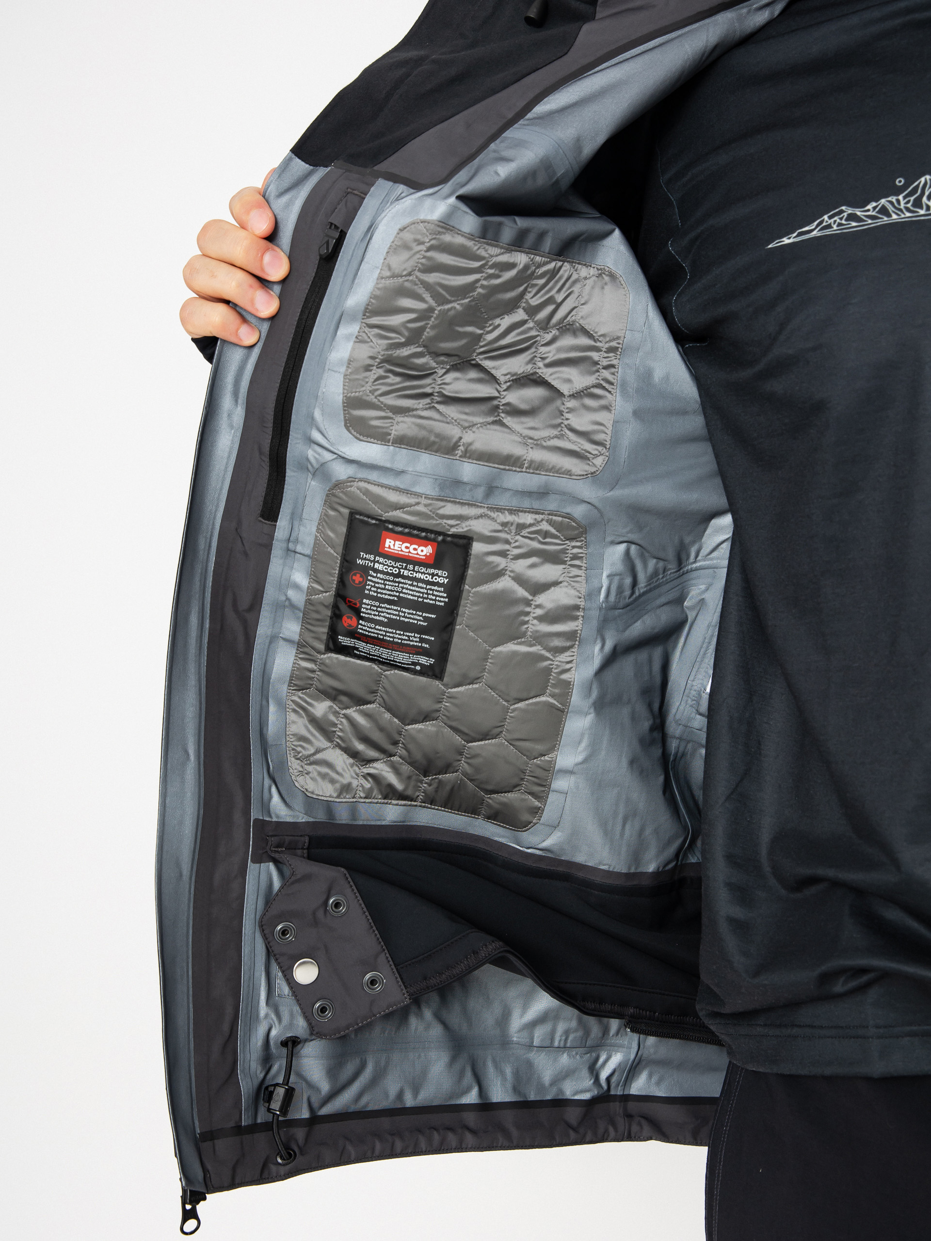 Férfi Volcom Tds Inf Gore Tex Snowboard dzseki (black)