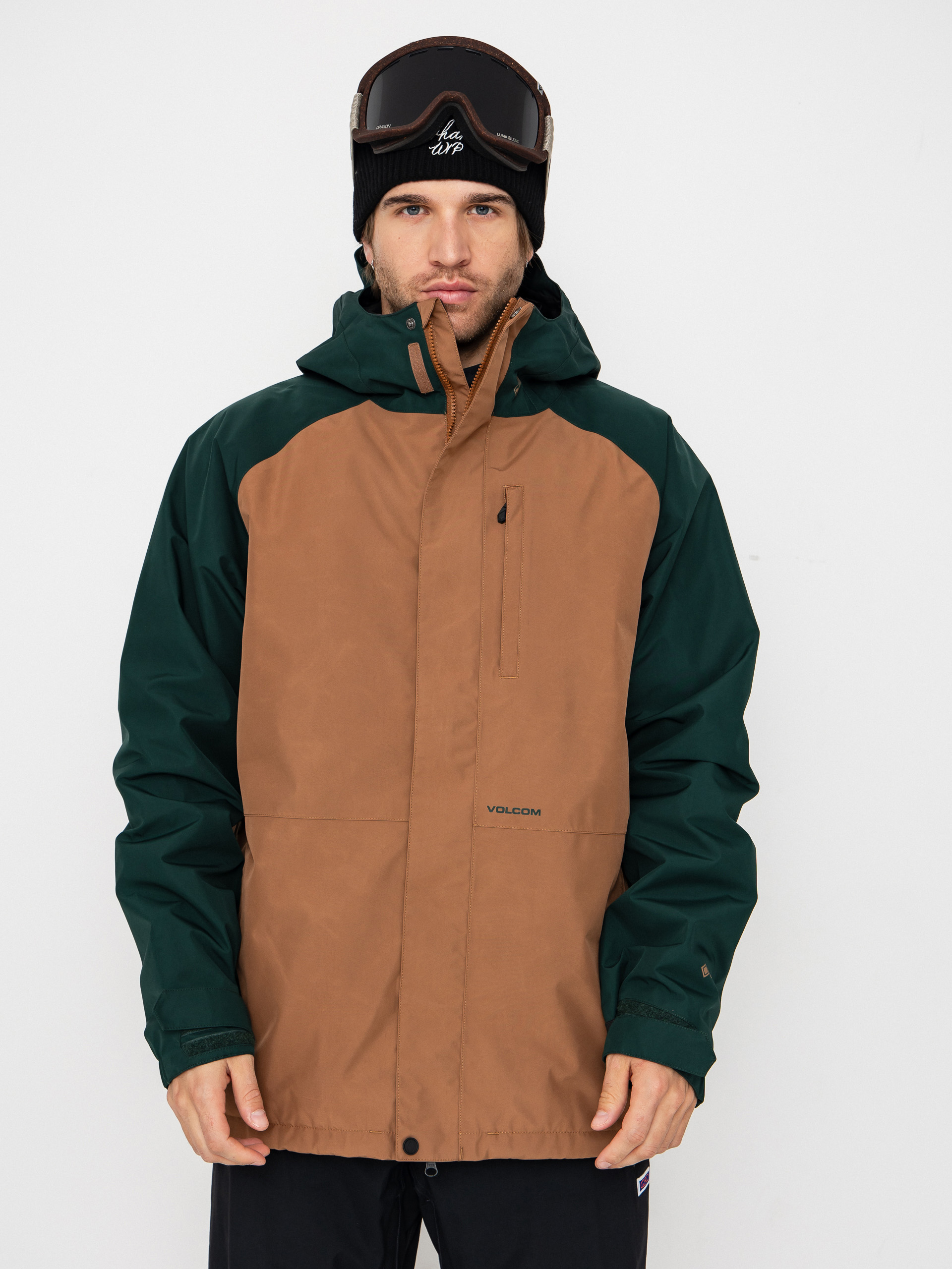 Férfi Volcom Dua Ins Gore Tex Snowboard dzseki (terra brown)