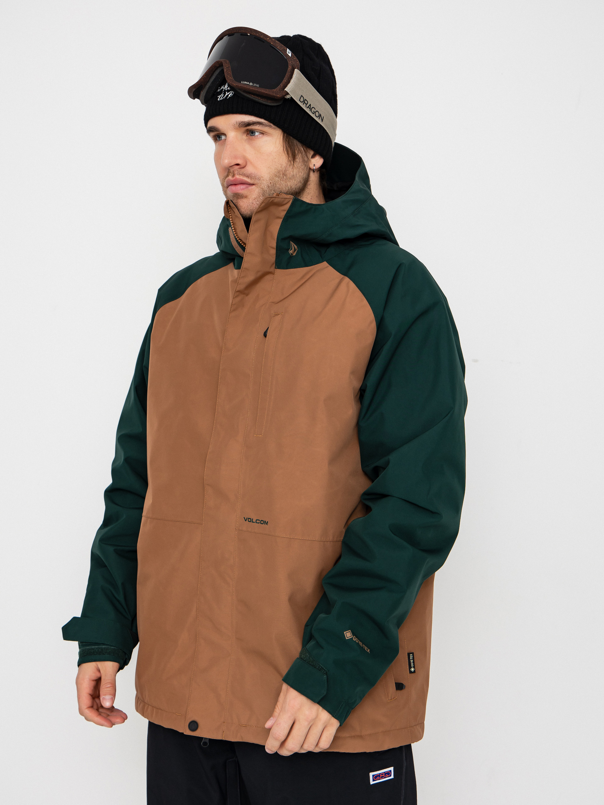 Férfi Volcom Dua Ins Gore Tex Snowboard dzseki (terra brown)