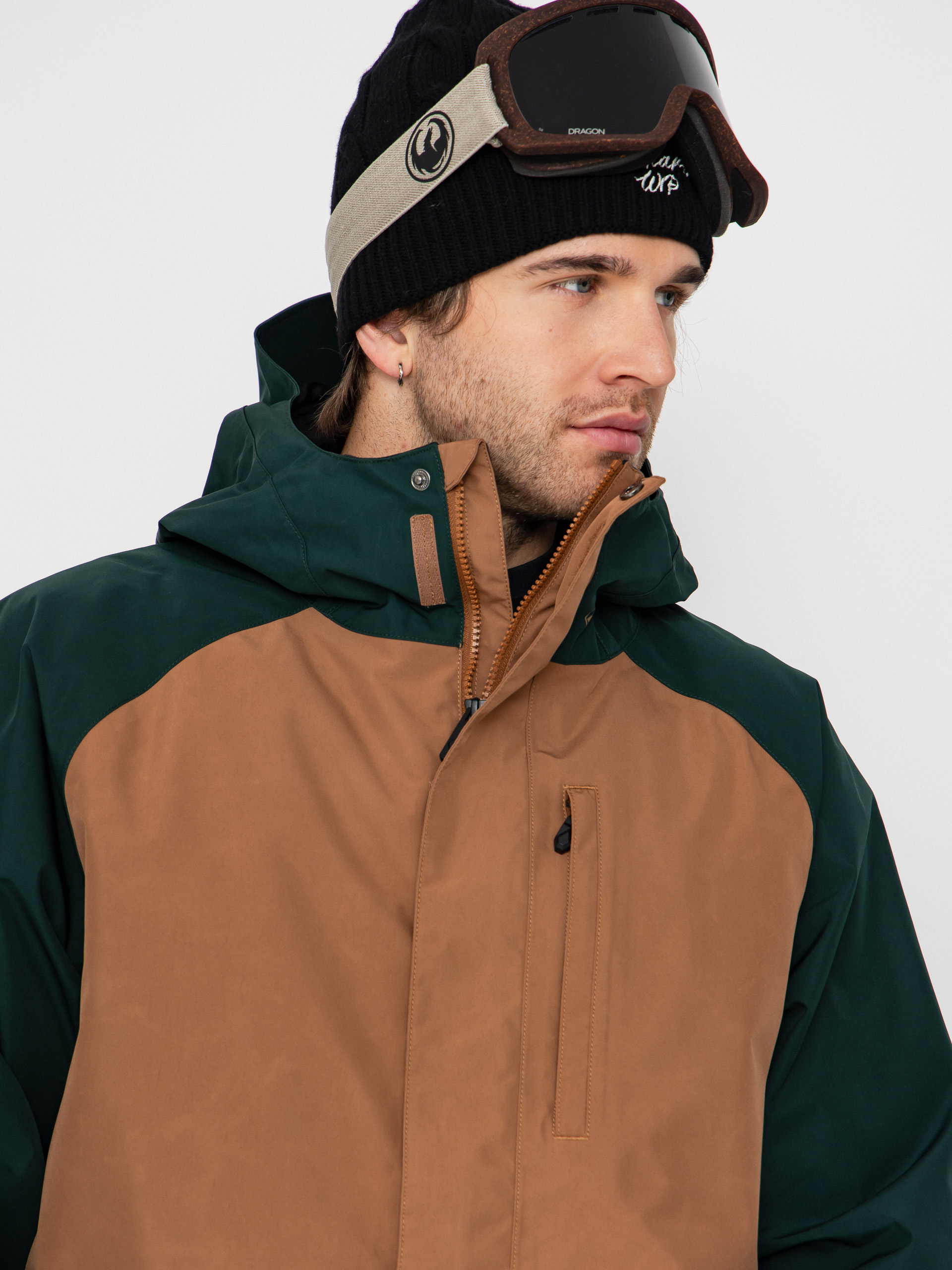 Férfi Volcom Dua Ins Gore Tex Snowboard dzseki (terra brown)