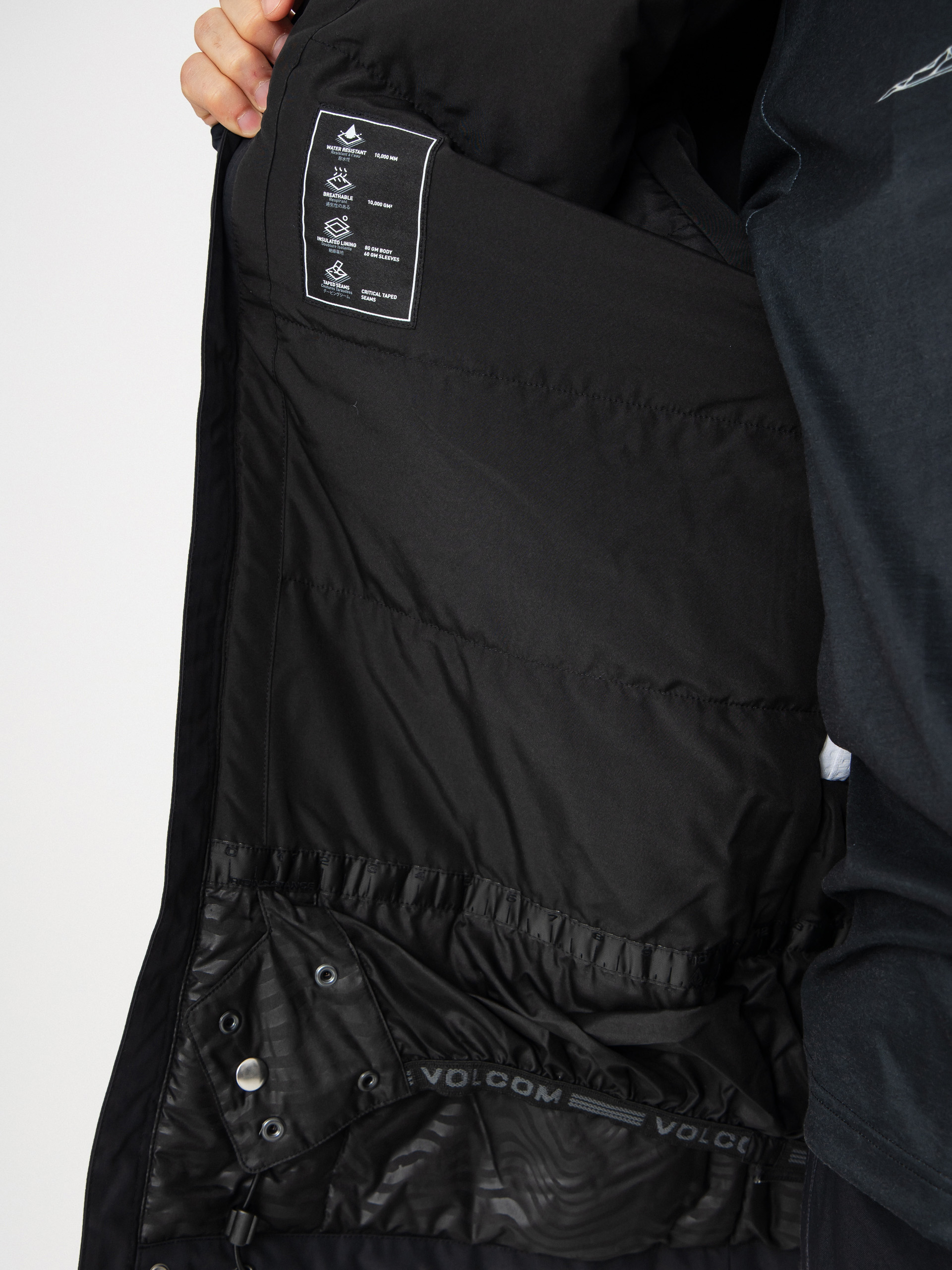 Férfi Snowboard dzseki Volcom Primry Ins (black)