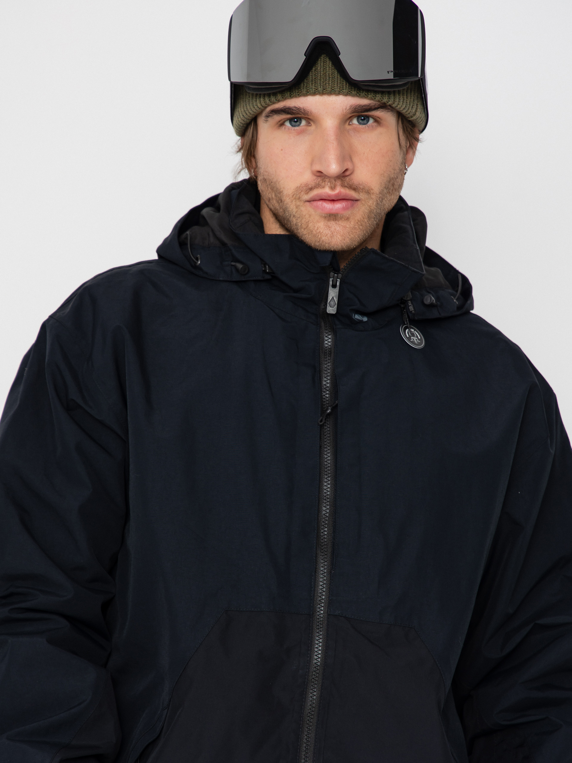 Férfi Snowboard dzseki Volcom Longo Gore Tex (black)