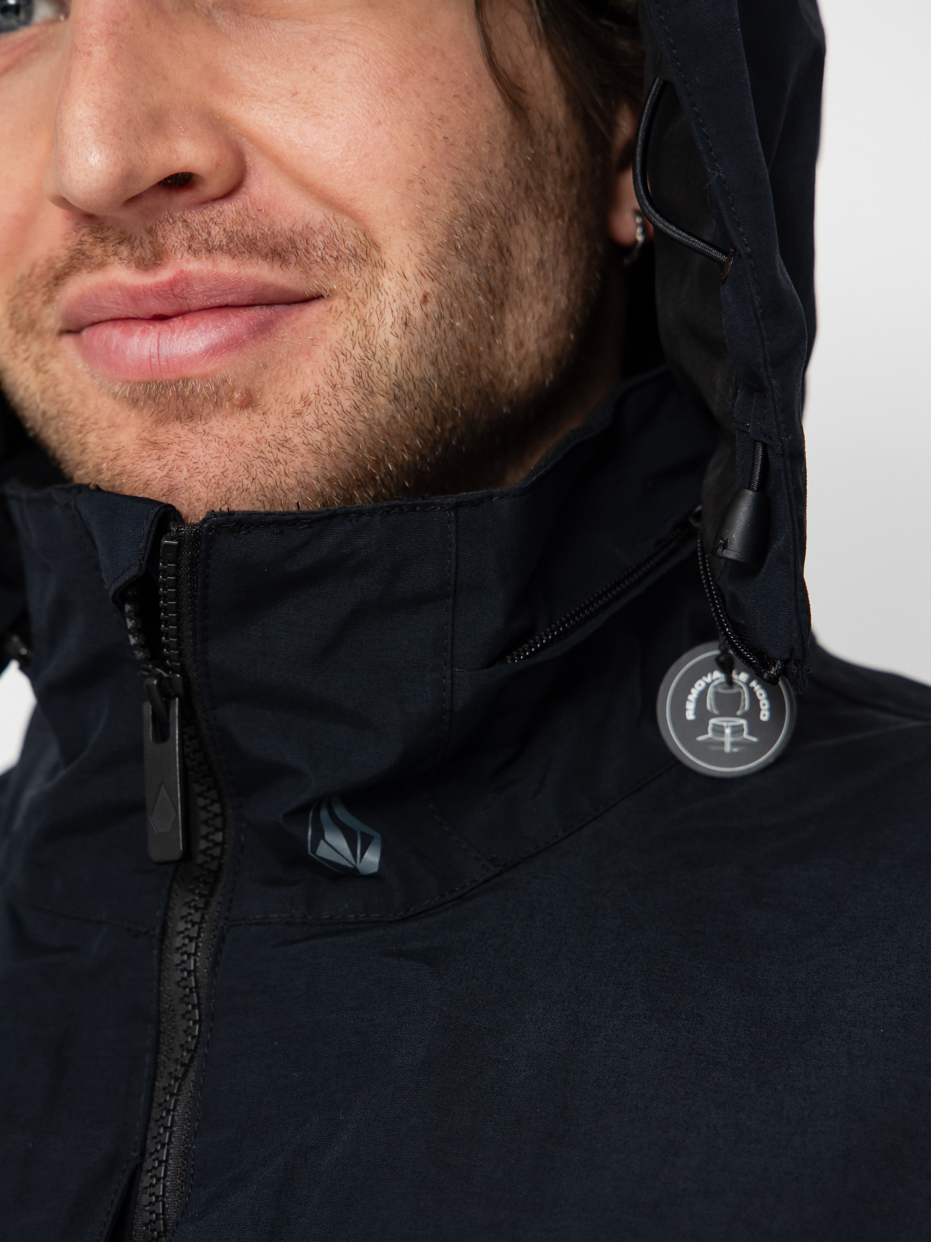 Férfi Snowboard dzseki Volcom Longo Gore Tex (black)