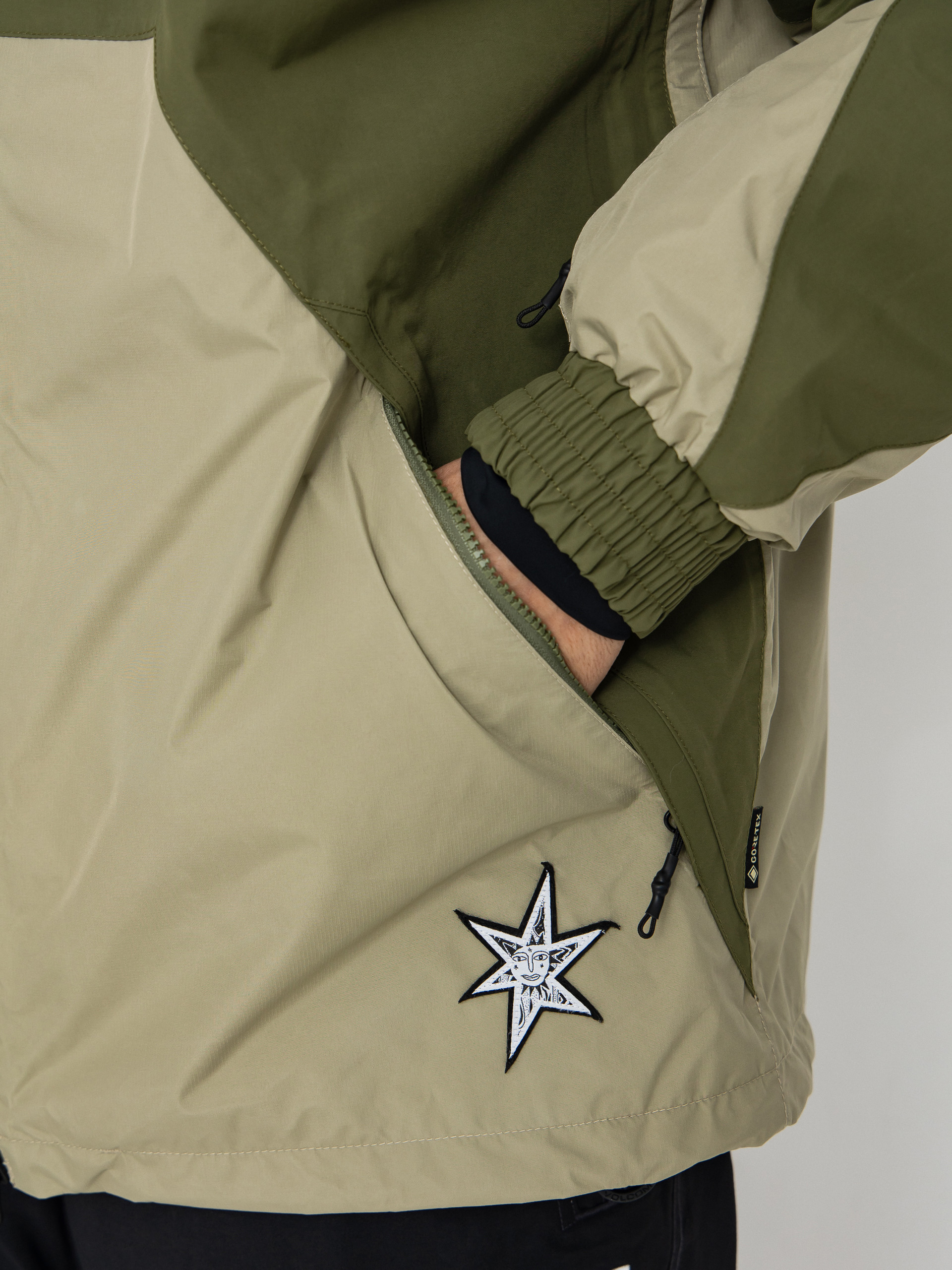 Férfi Volcom Longo Gore Tex Snowboard dzseki (dark olive)