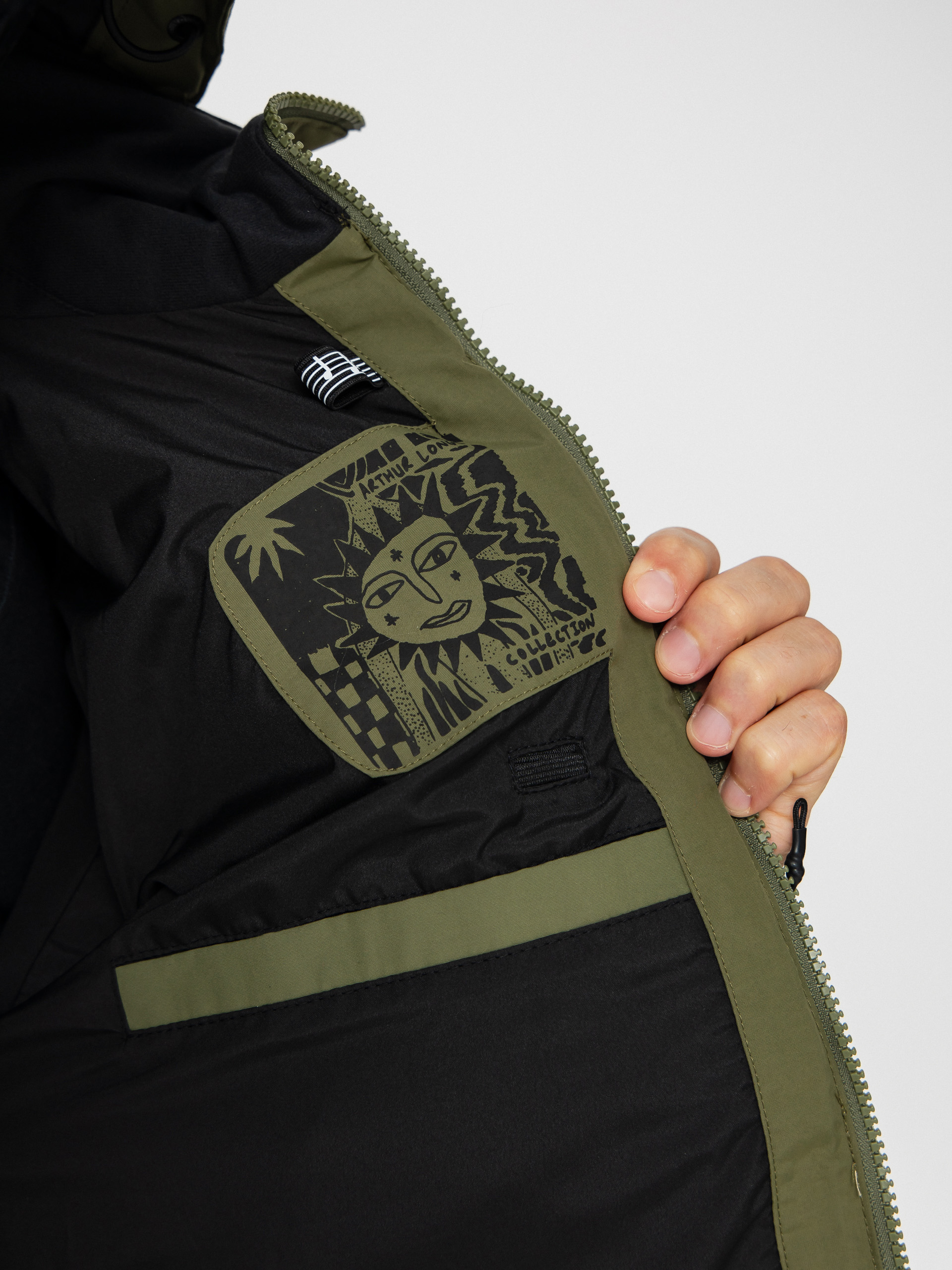 Férfi Volcom Longo Gore Tex Snowboard dzseki (dark olive)