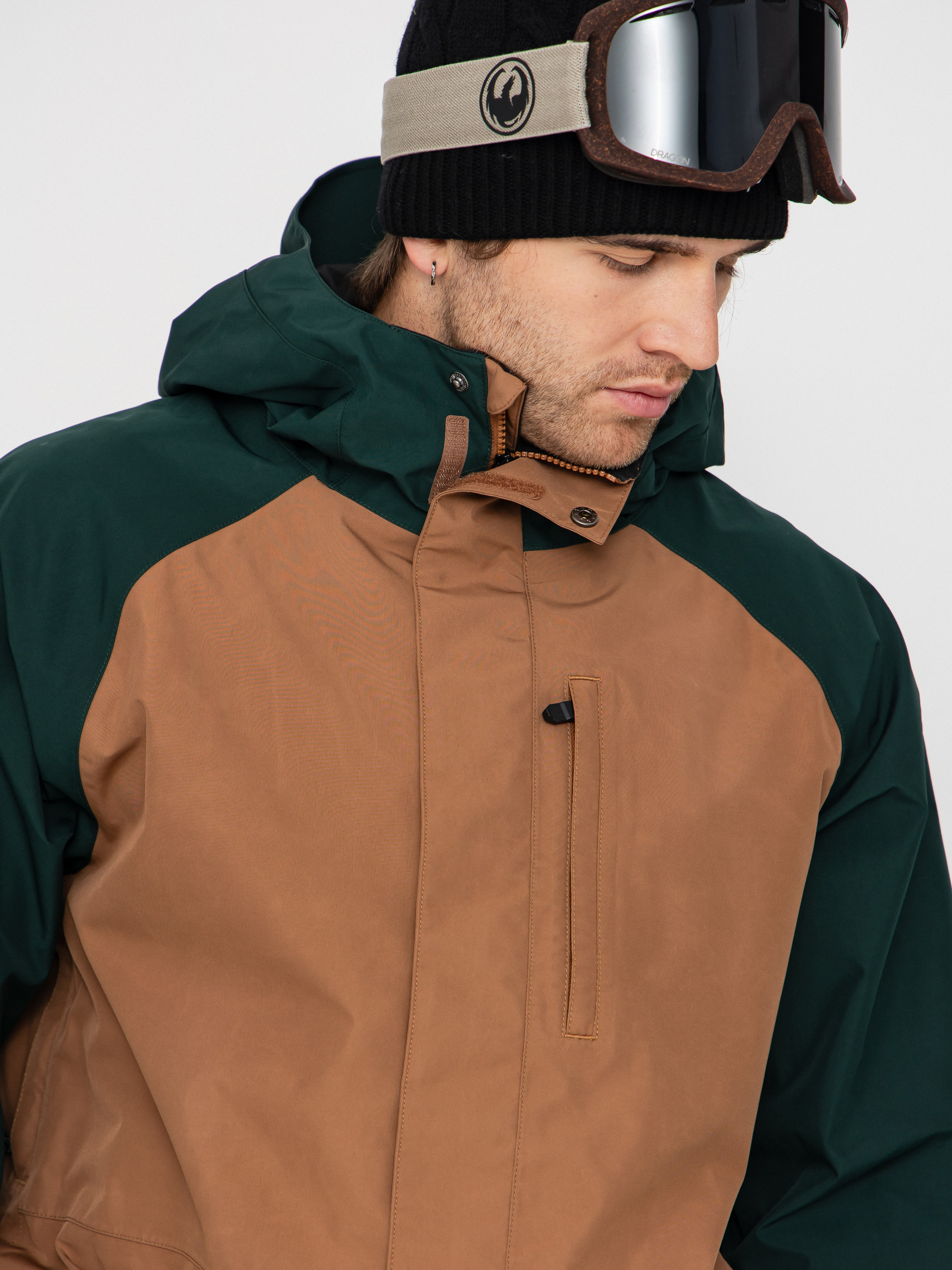Férfi Volcom Dua Gore Tex Snowboard dzseki (terra brown)