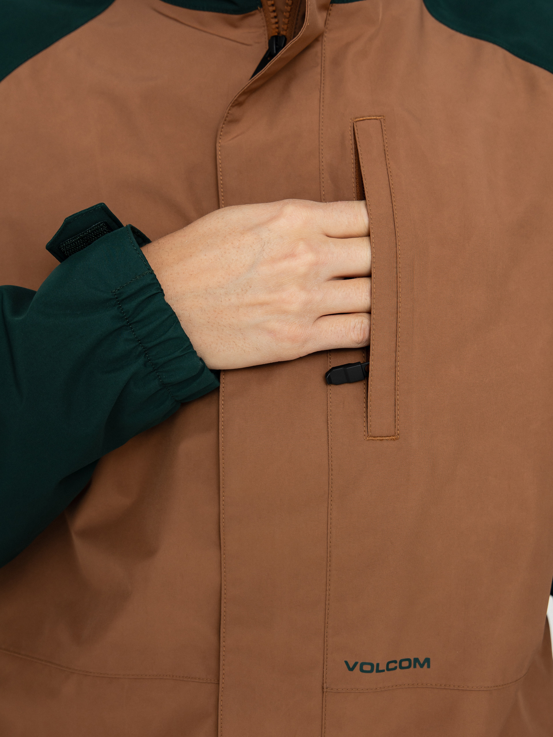 Férfi Volcom Dua Gore Tex Snowboard dzseki (terra brown)