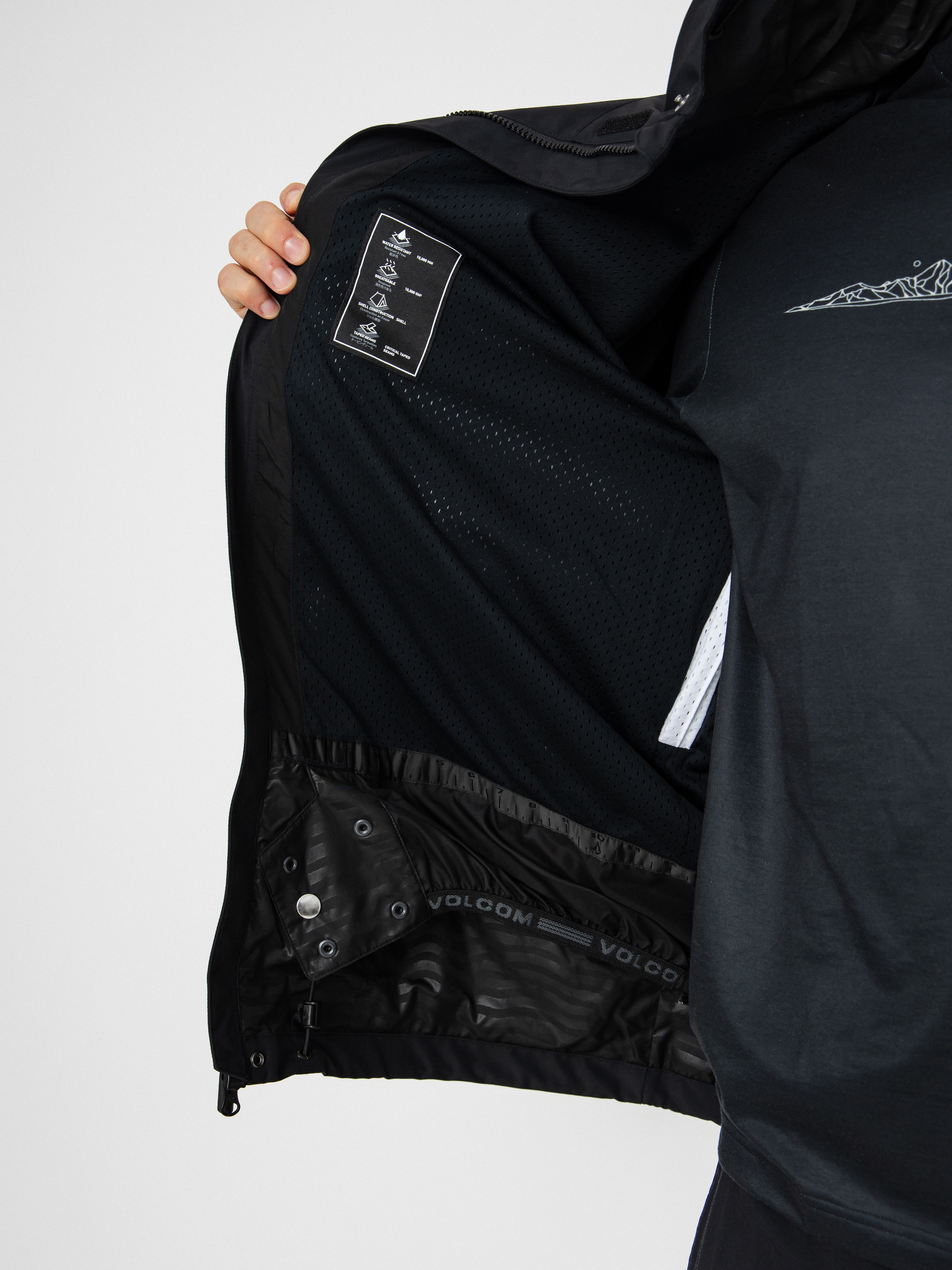 Férfi Volcom Primry Snowboard dzseki (black)