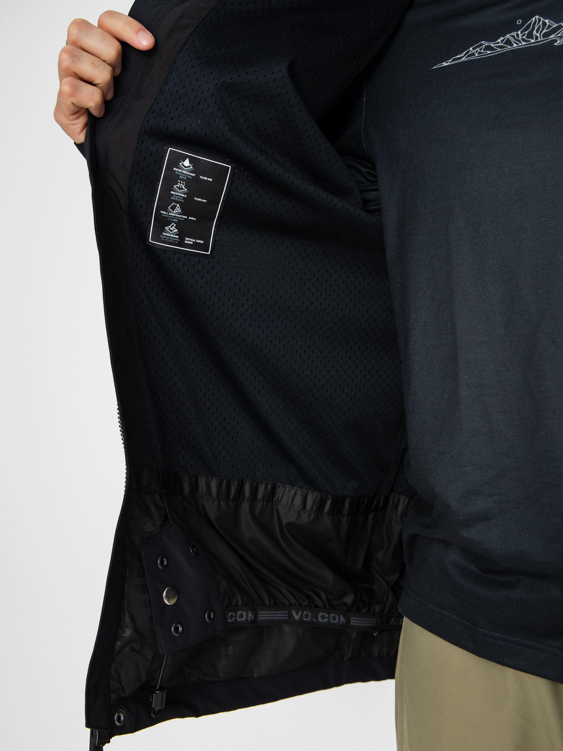 Férfi Snowboard dzseki Volcom Buckthreeeighty (black)