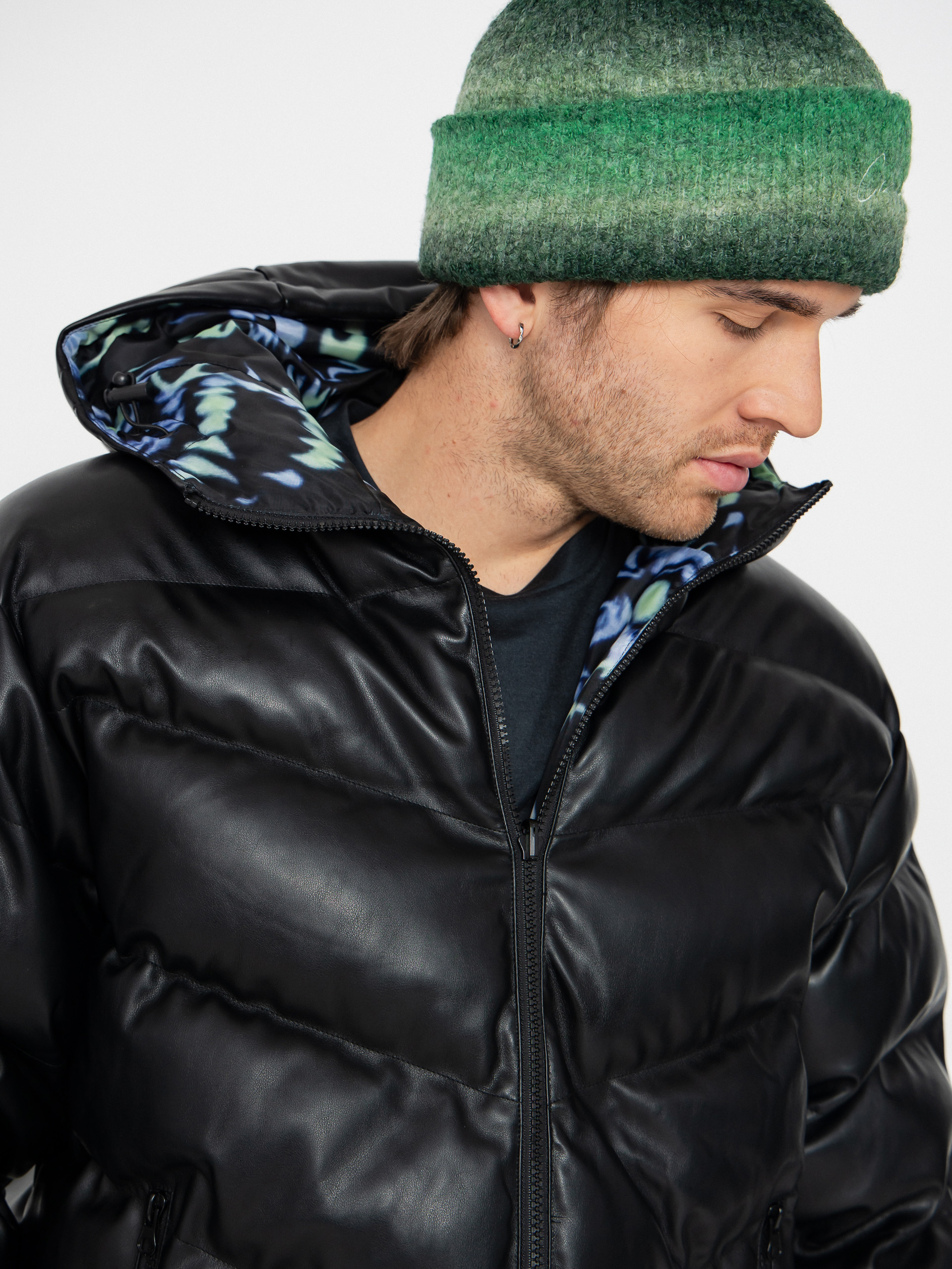 Wasted Paris Skull Puffer Dzseki (black)
