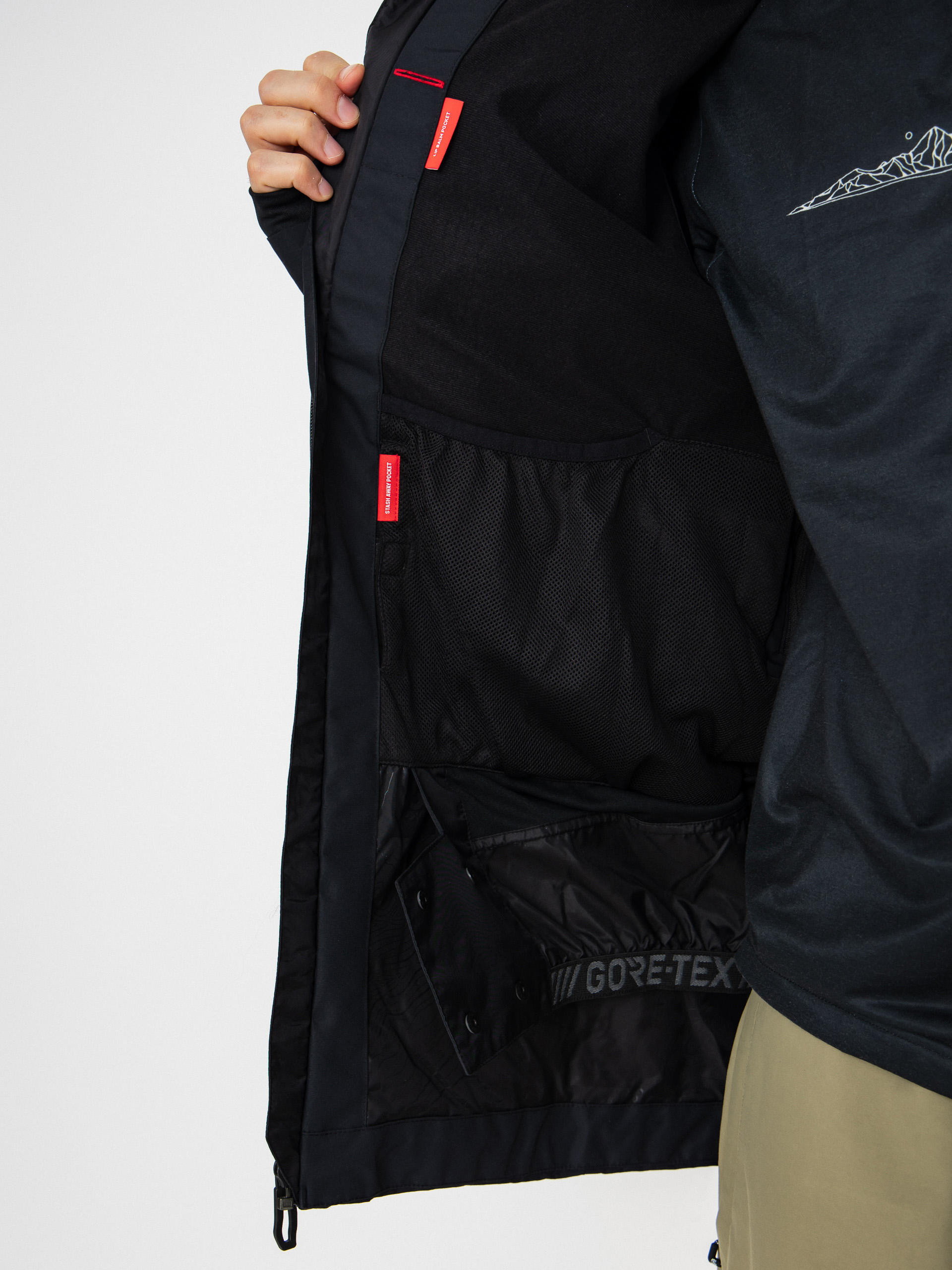 Férfi Snowboard dzseki 686 Gore-TeX GT Thermagraph (black)