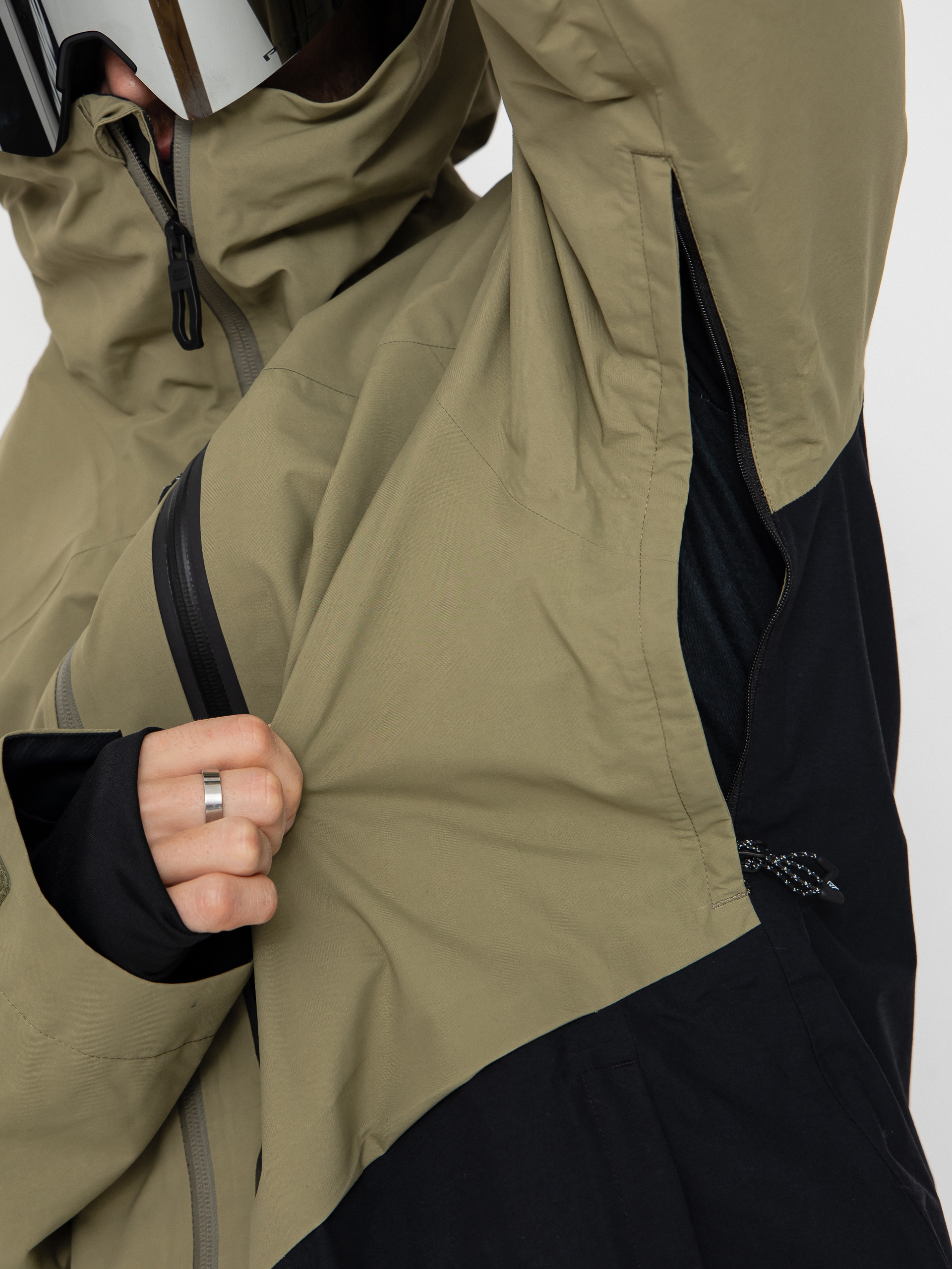 Férfi Snowboard dzseki 686 Gore-TeX GT Thermagraph (sage colorblock)