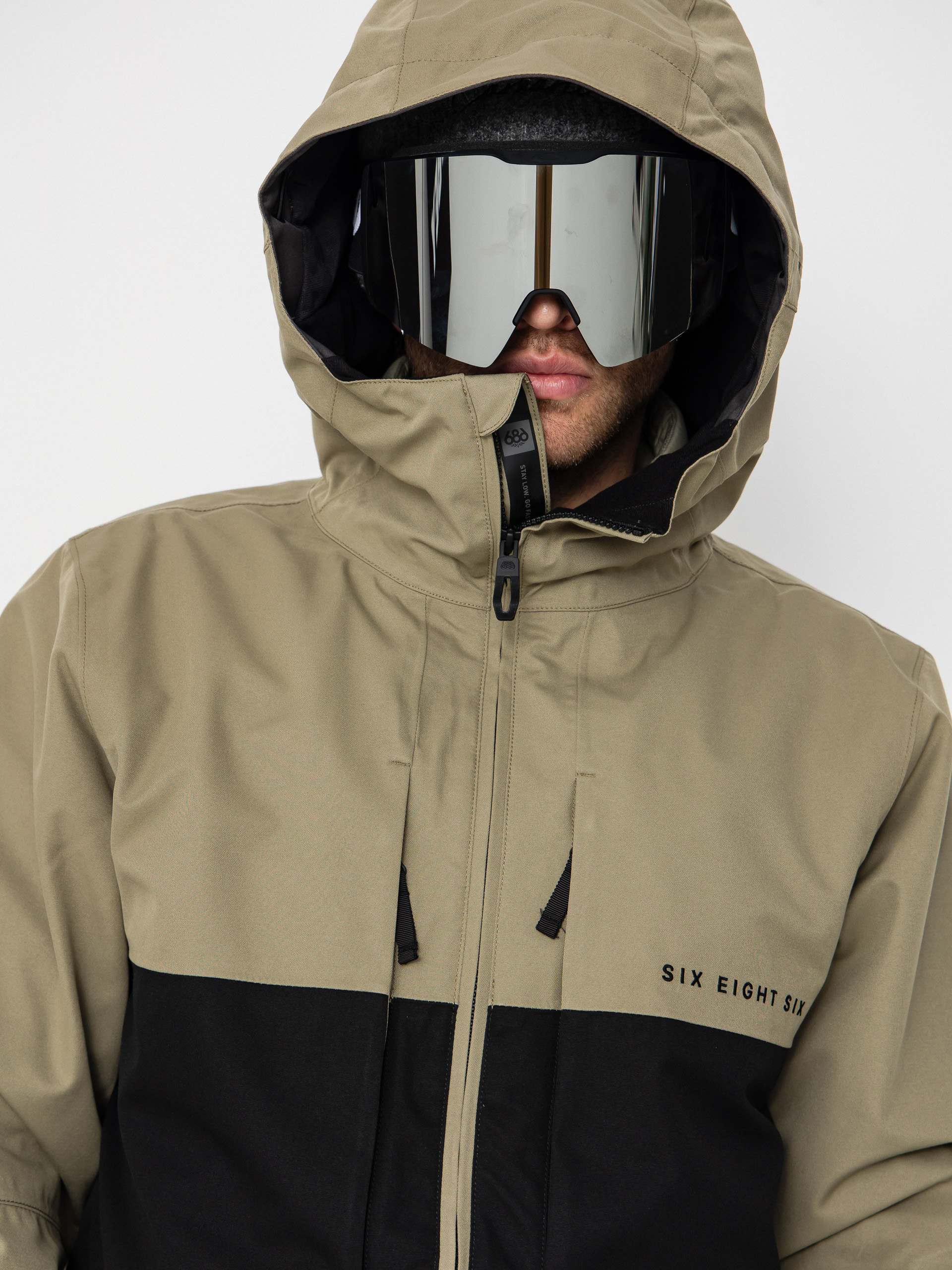 Férfi Snowboard dzseki 686 Smarty 3 In 1 Form (sage colorblock)