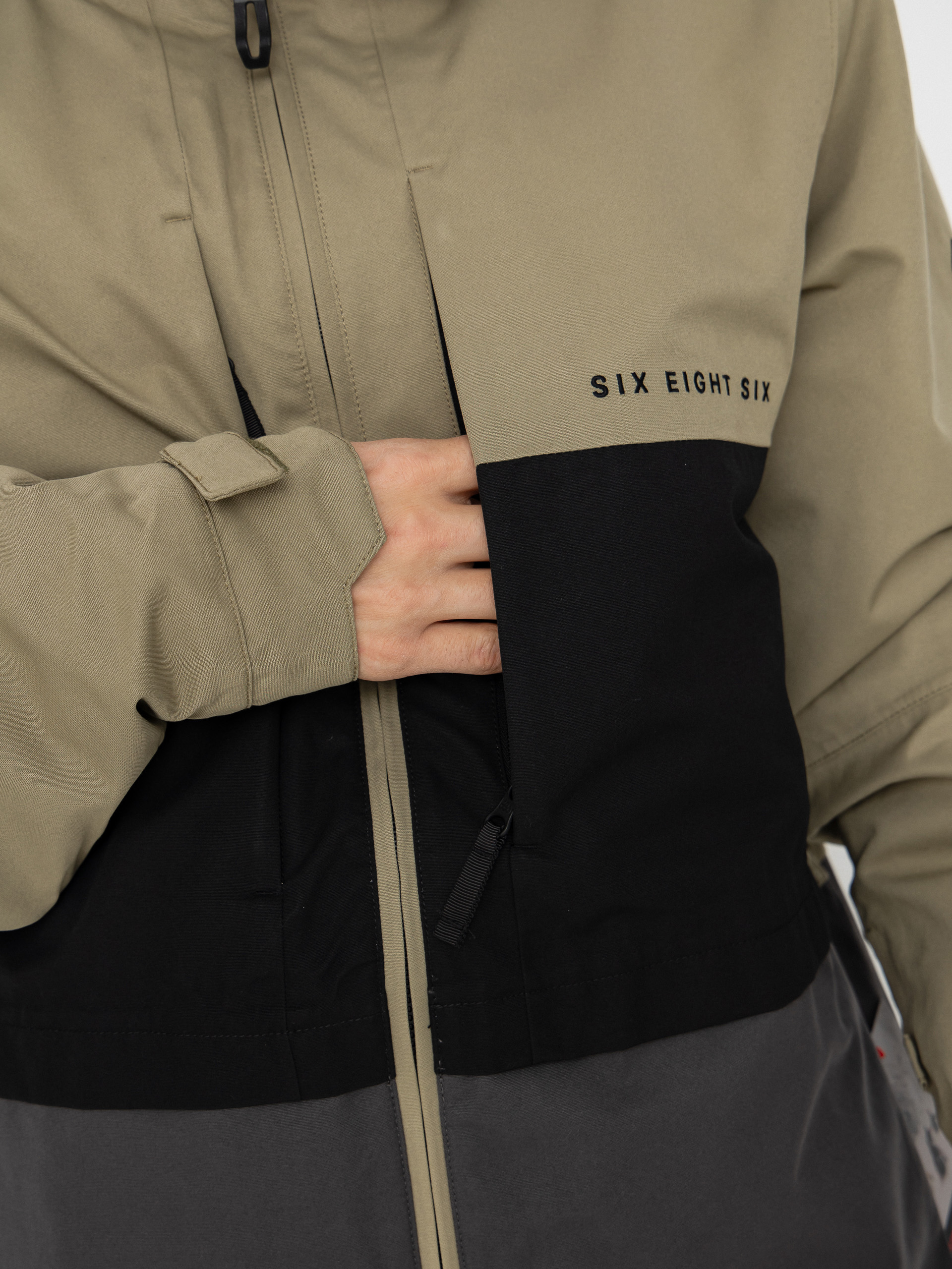 Férfi Snowboard dzseki 686 Smarty 3 In 1 Form (sage colorblock)