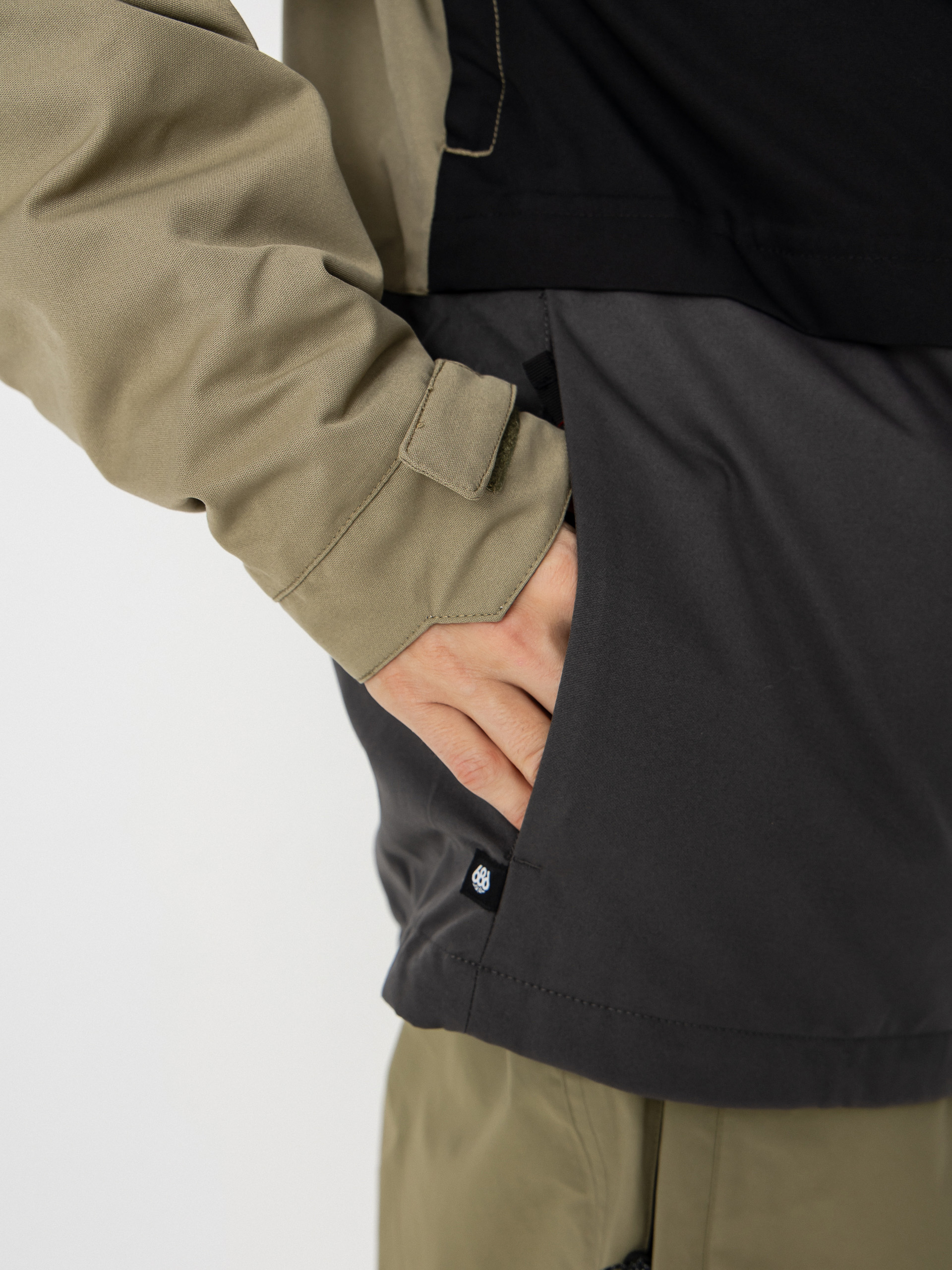 Férfi Snowboard dzseki 686 Smarty 3 In 1 Form (sage colorblock)