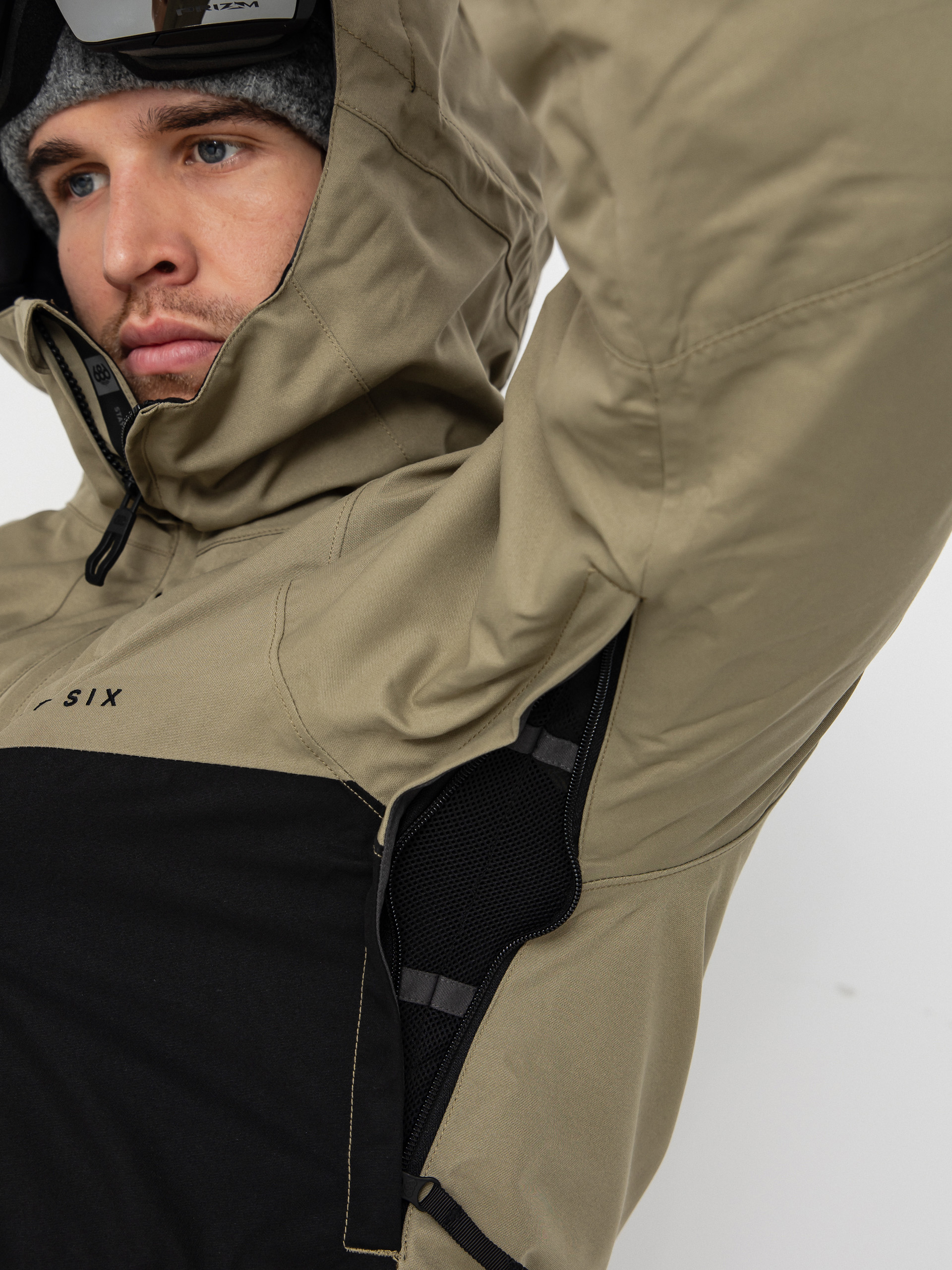 Férfi Snowboard dzseki 686 Smarty 3 In 1 Form (sage colorblock)