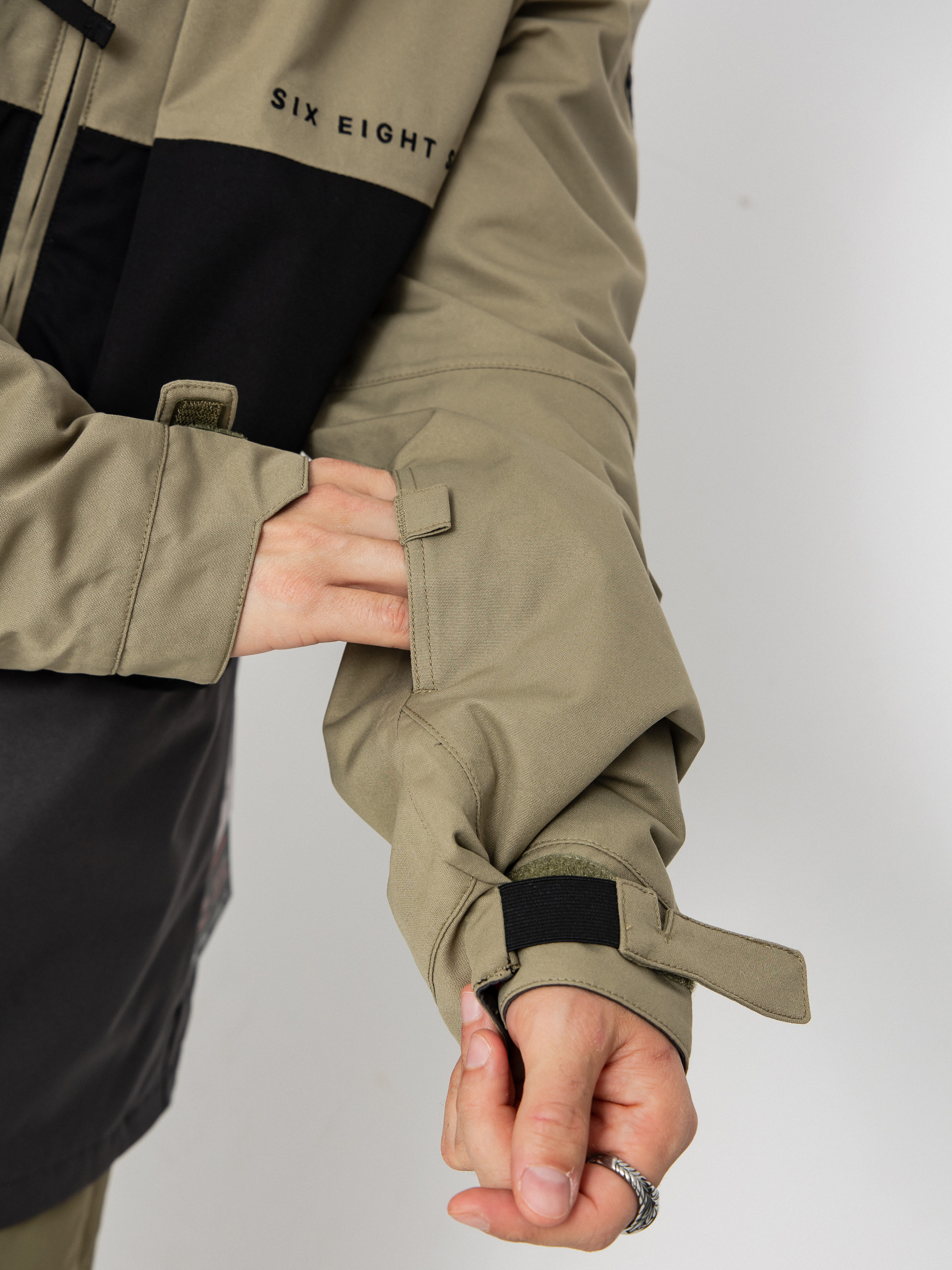 Férfi Snowboard dzseki 686 Smarty 3 In 1 Form (sage colorblock)