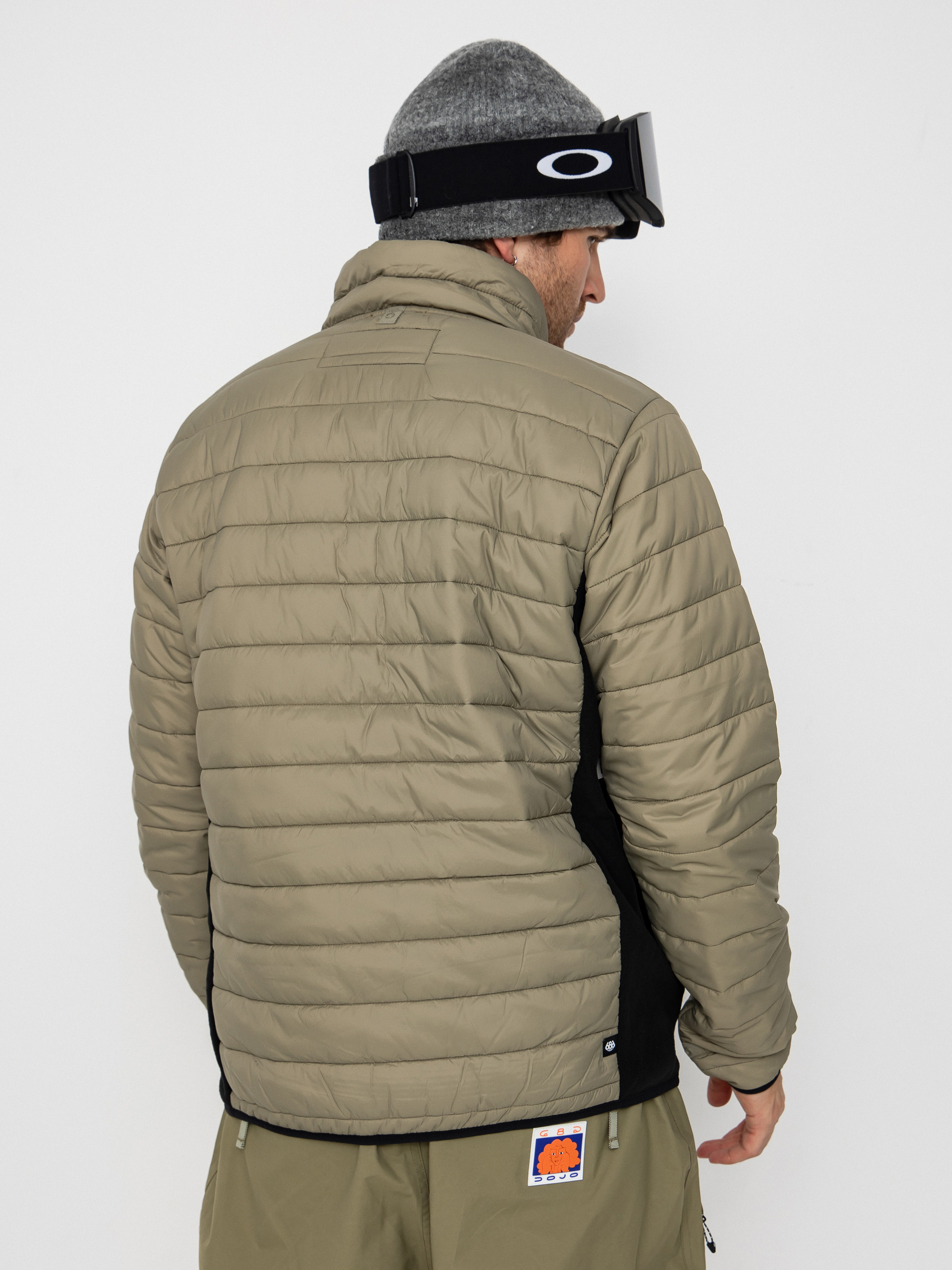 Férfi Snowboard dzseki 686 Smarty 3 In 1 Form (sage colorblock)