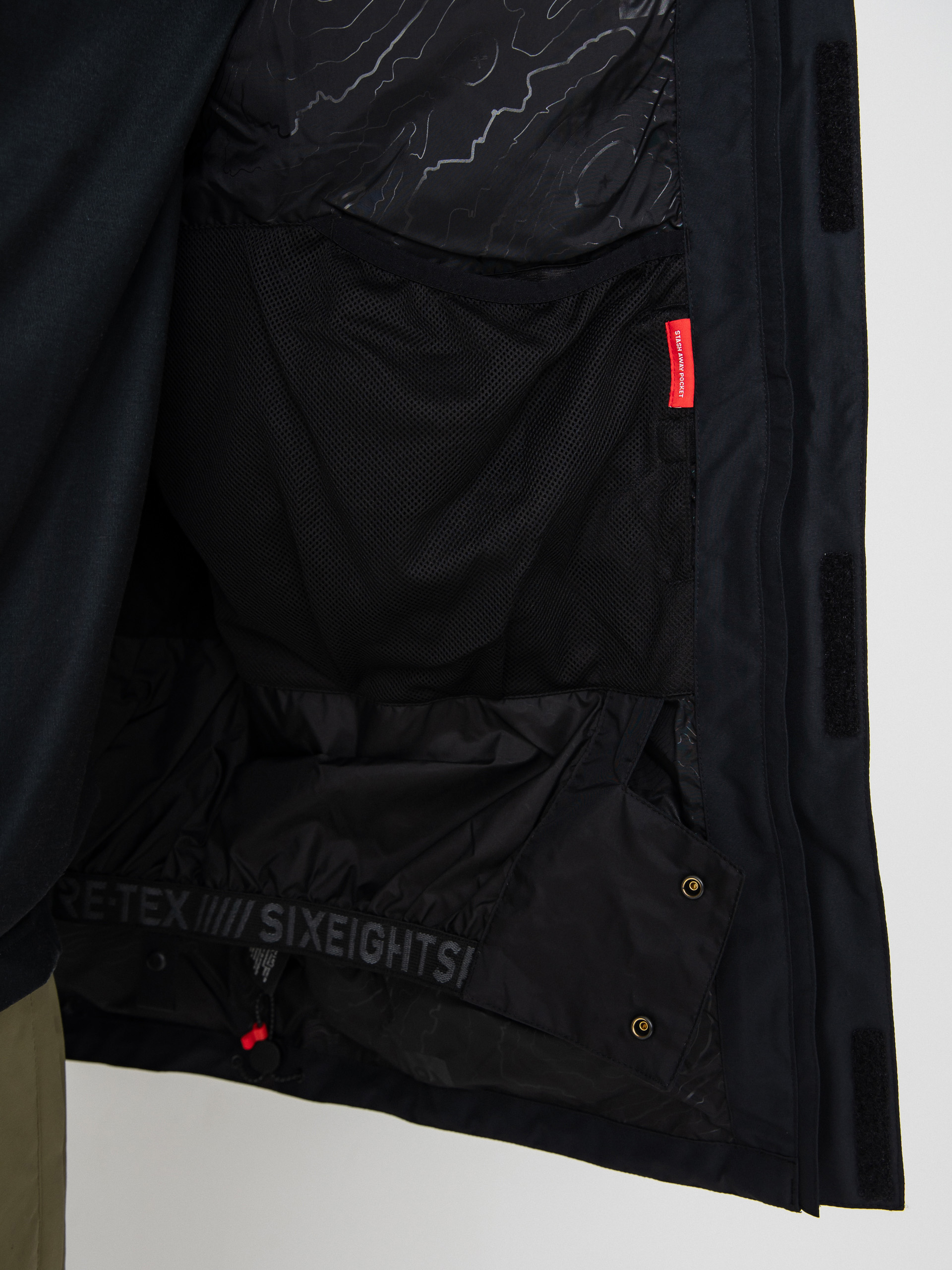 Férfi Snowboard dzseki 686 Gore-TeX Core (black)