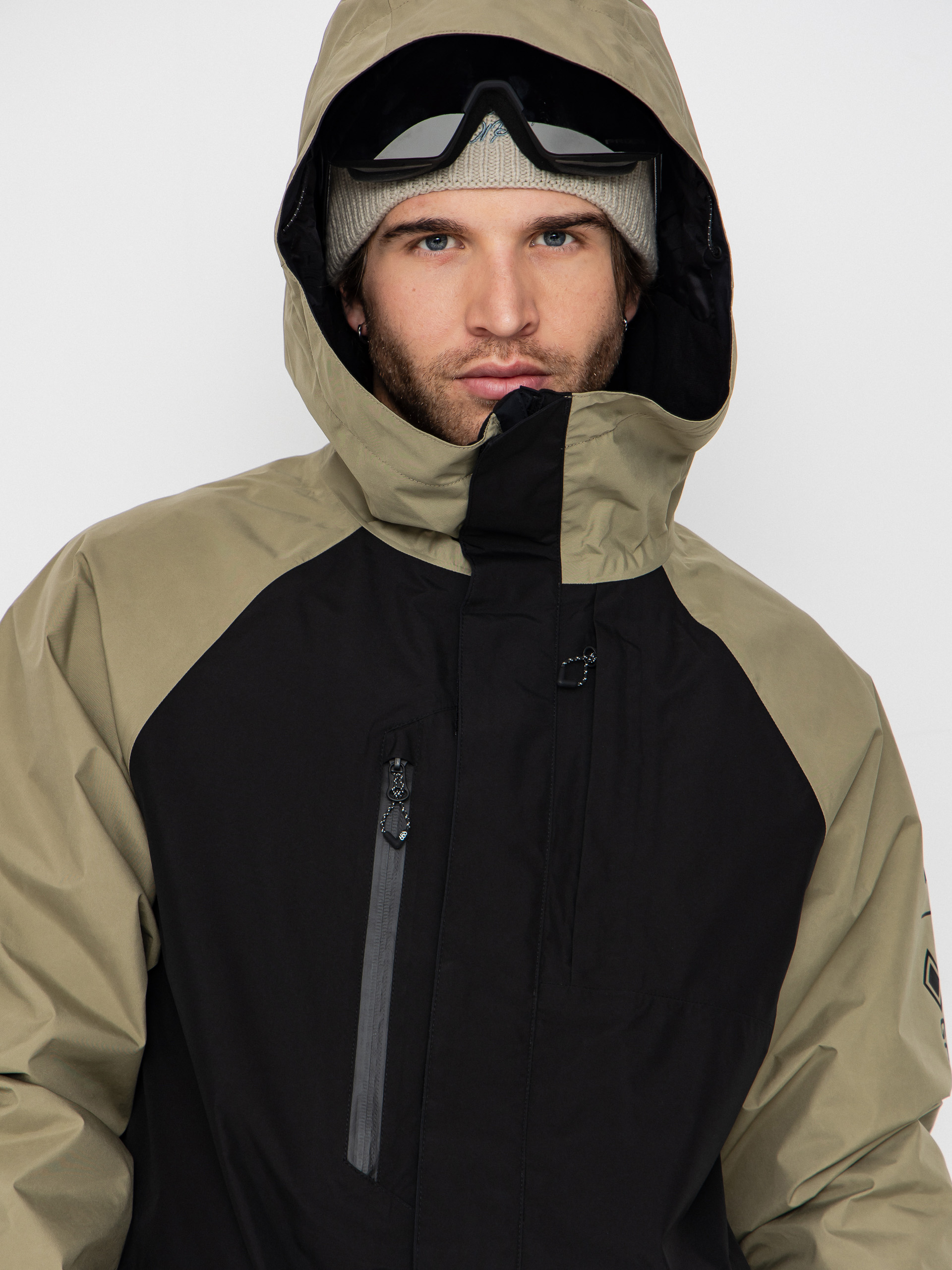 Férfi Snowboard dzseki 686 Gore-TeX Core (sage colorblock)