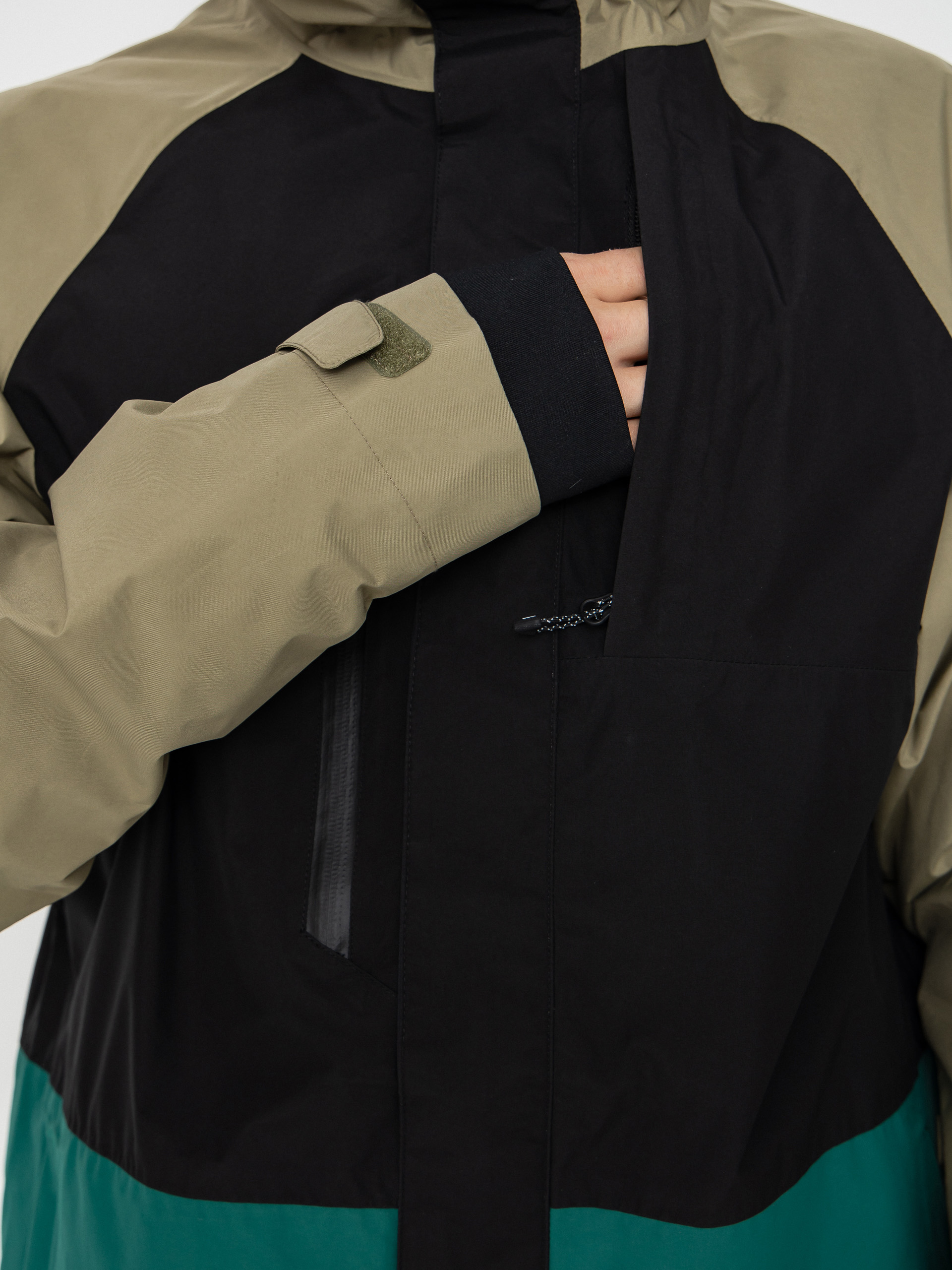 Férfi Snowboard dzseki 686 Gore-TeX Core (sage colorblock)