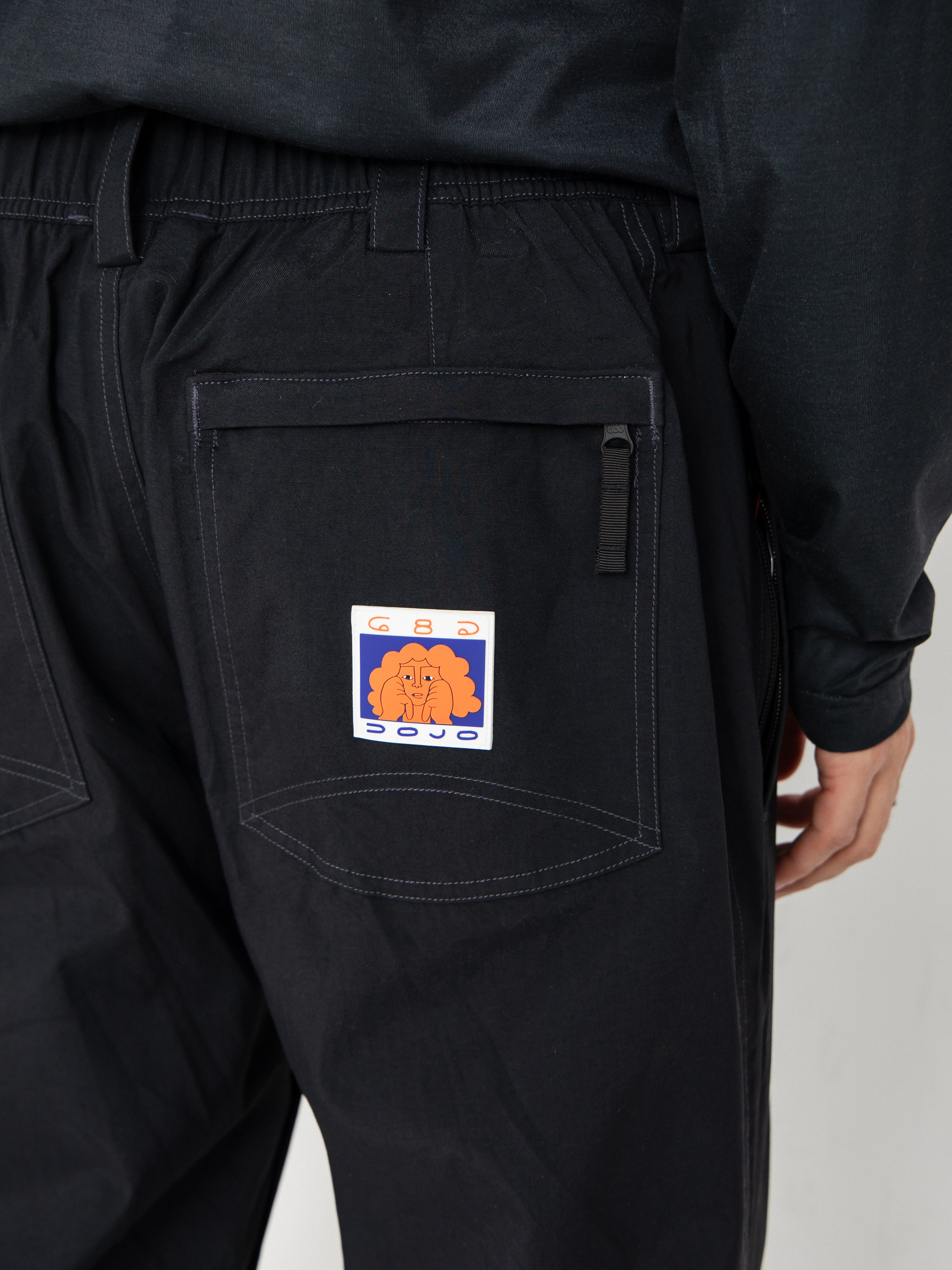 Férfi Snowboard nadrág 686 Dojo (black)