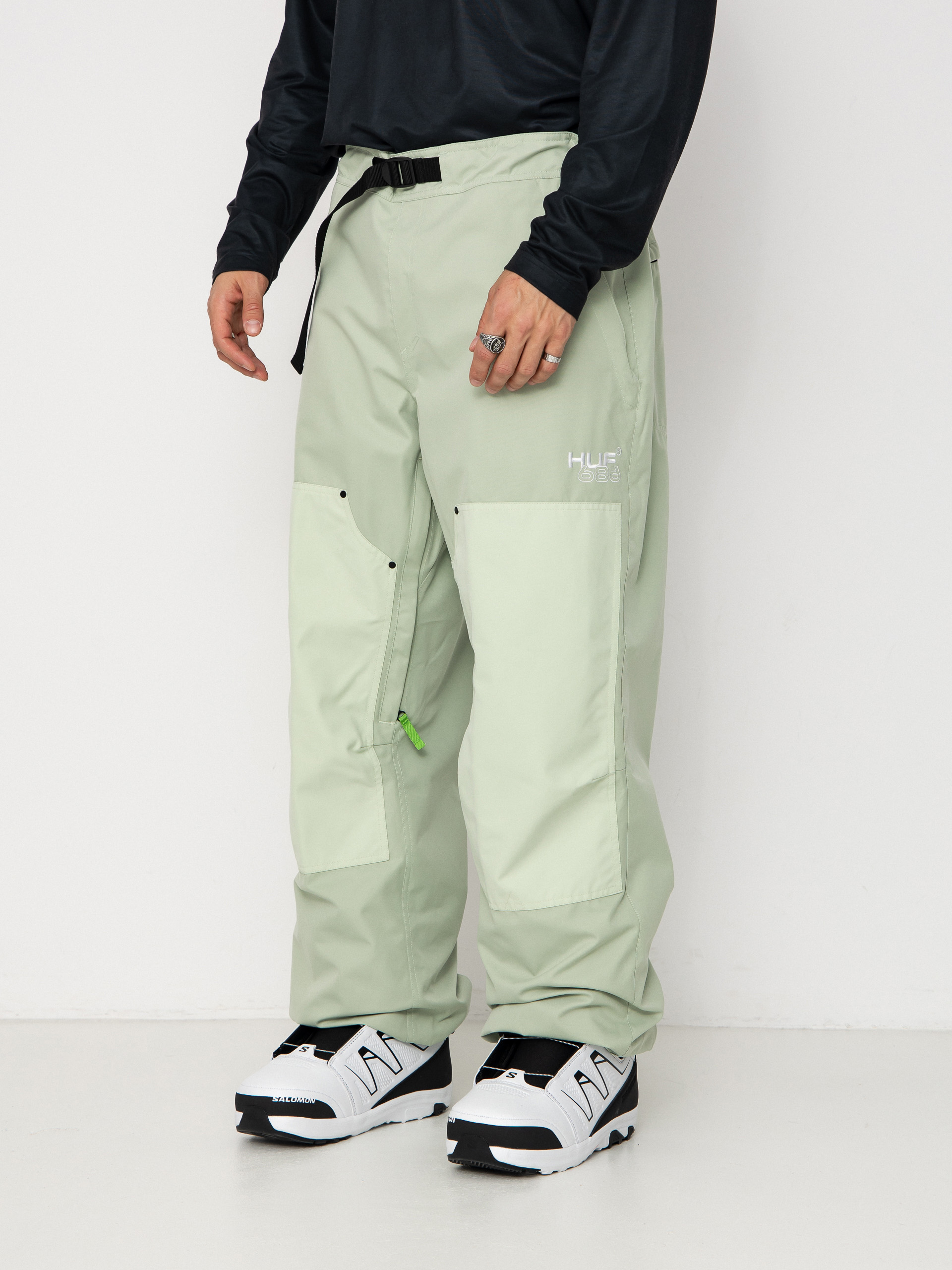 Férfi Snowboard nadrág 686 X Huf Double H (huf green colorblock)