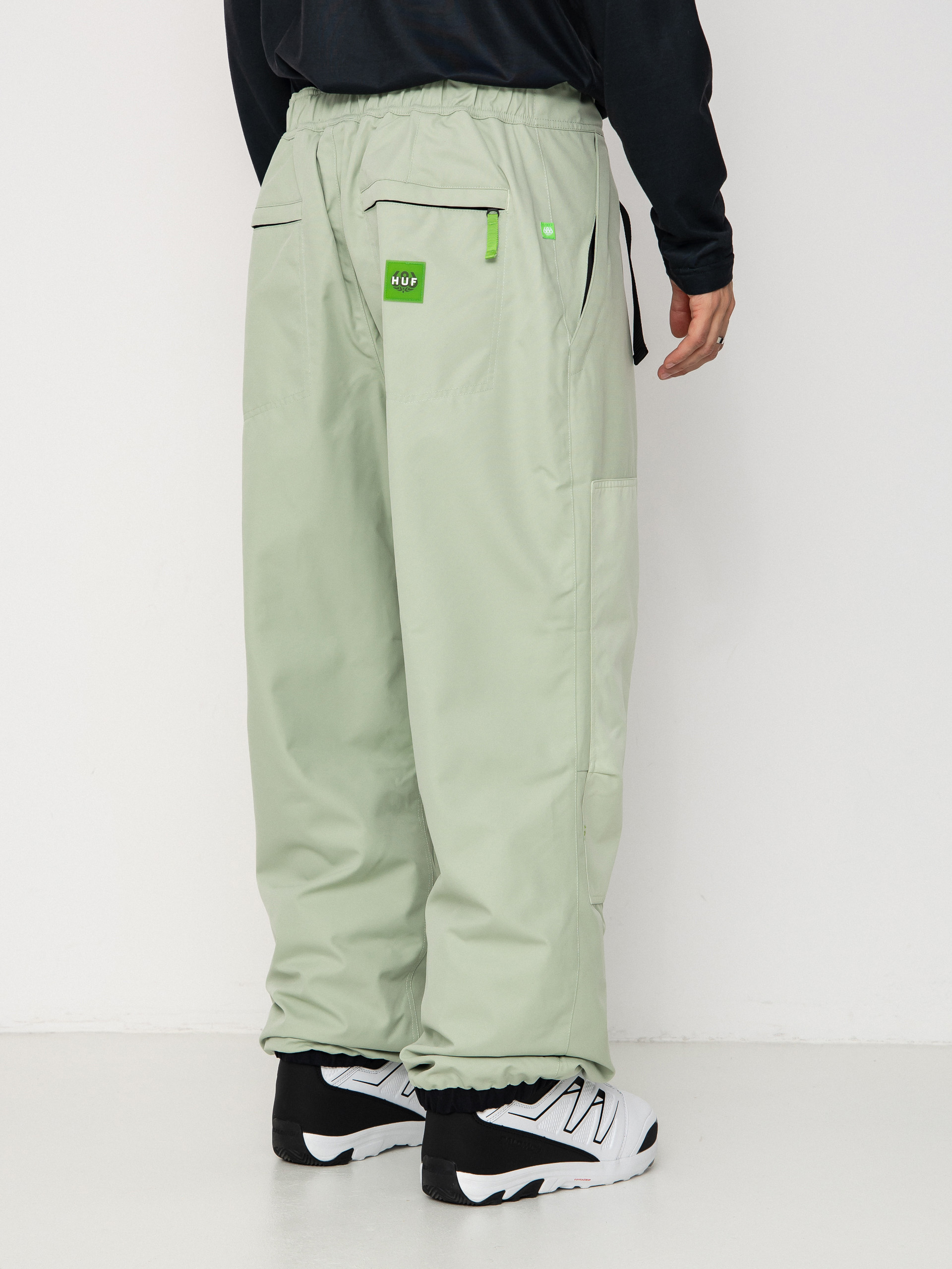 Férfi Snowboard nadrág 686 X Huf Double H (huf green colorblock)