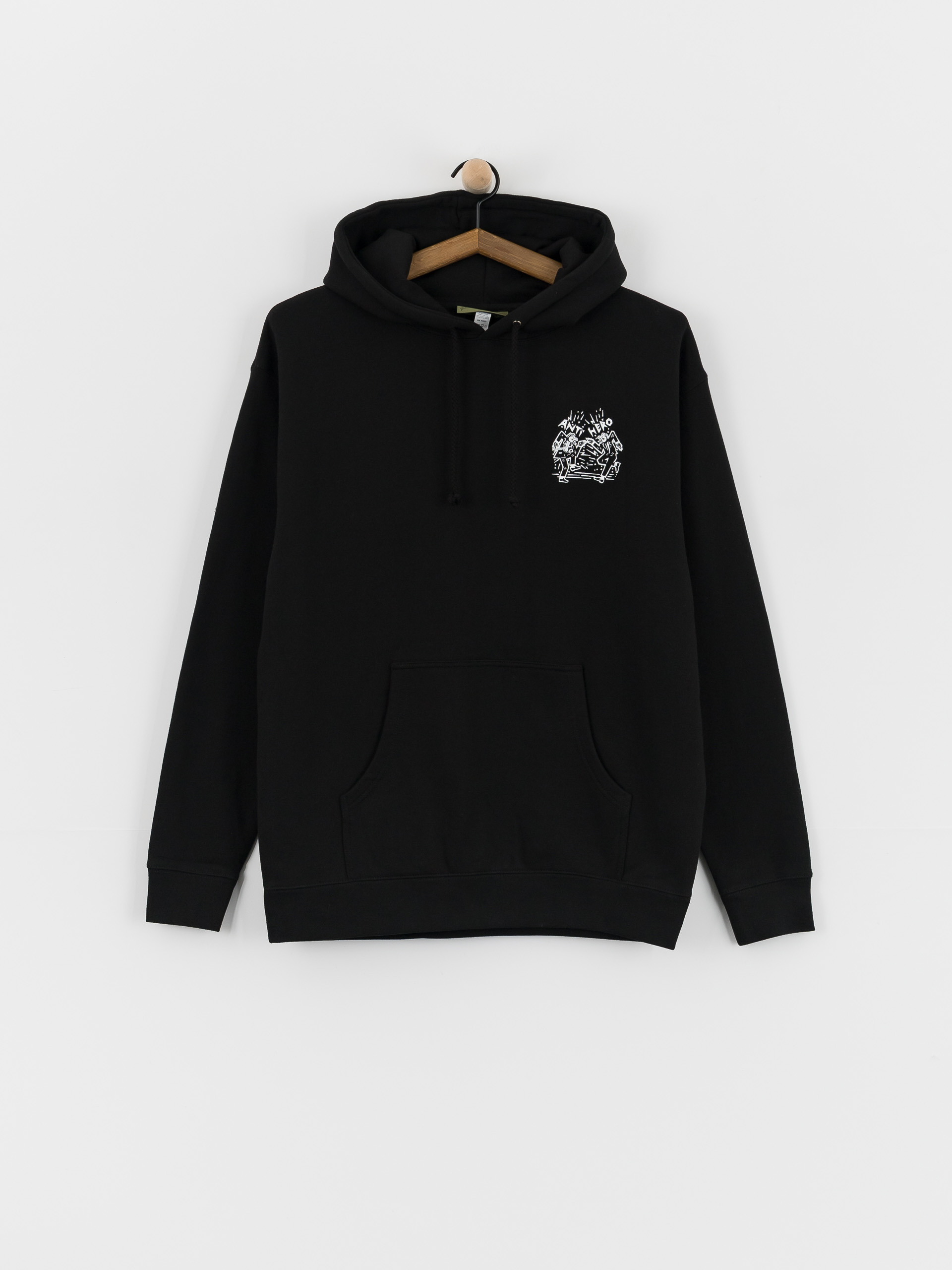 Antihero Ruder Bwoys HD Kapucnis pulóver (black w/white print)