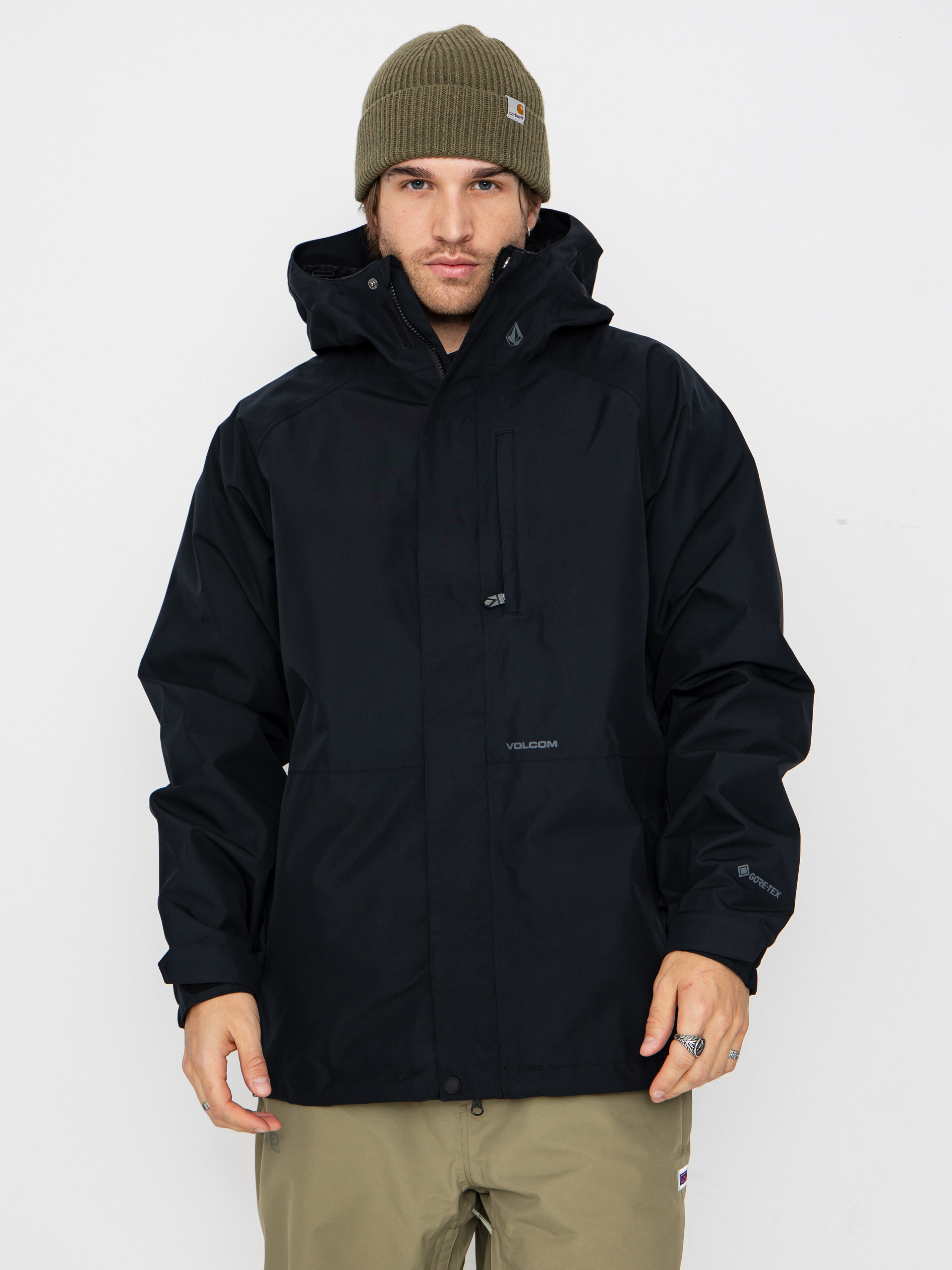 Férfi Snowboard dzseki Volcom Dua Gore Tex (black)
