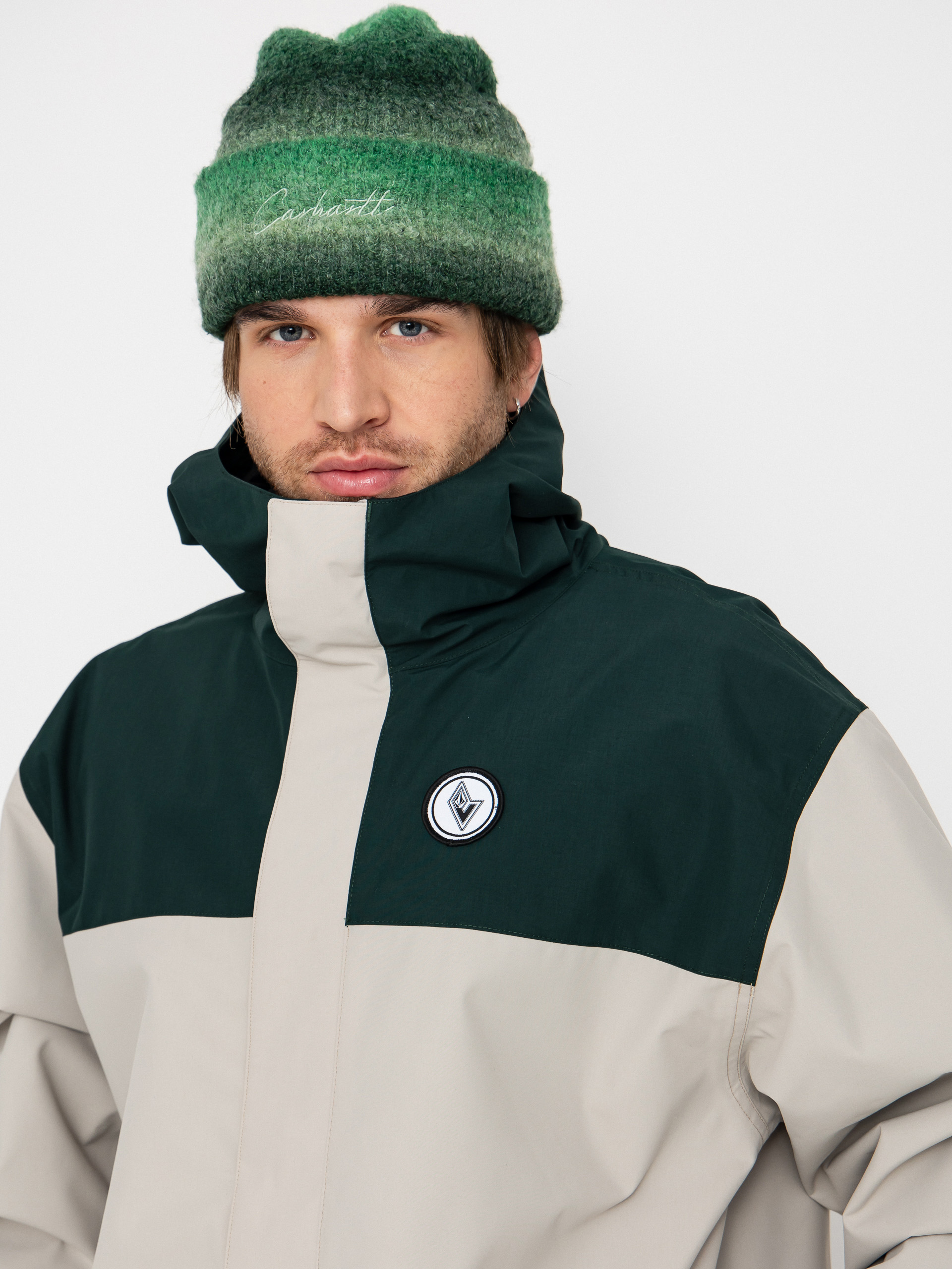 Férfi Snowboard dzseki Volcom Buckthreeeighty (stone)