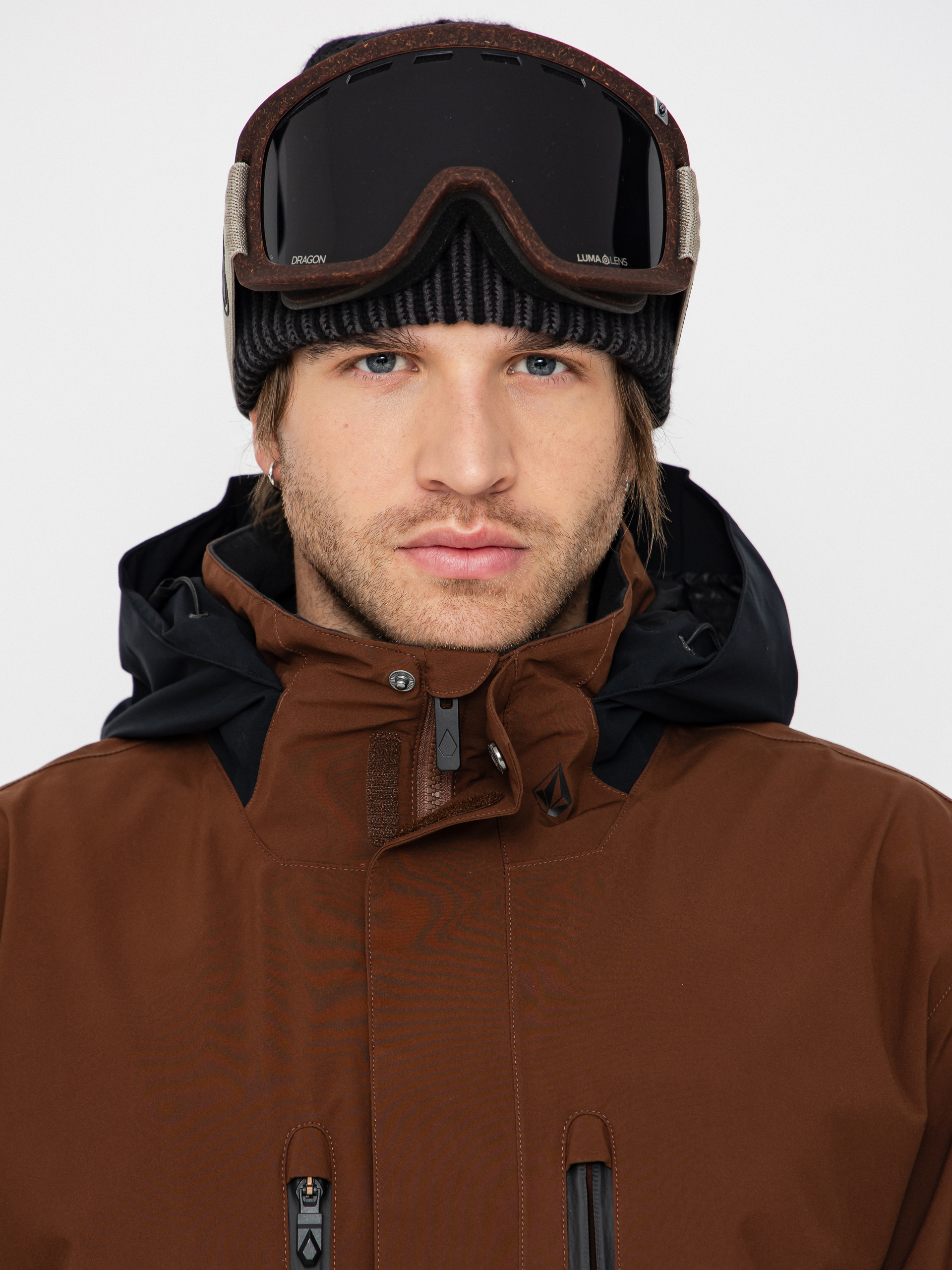Férfi Snowboard dzseki Volcom Rnge Stretch 30K (brown)