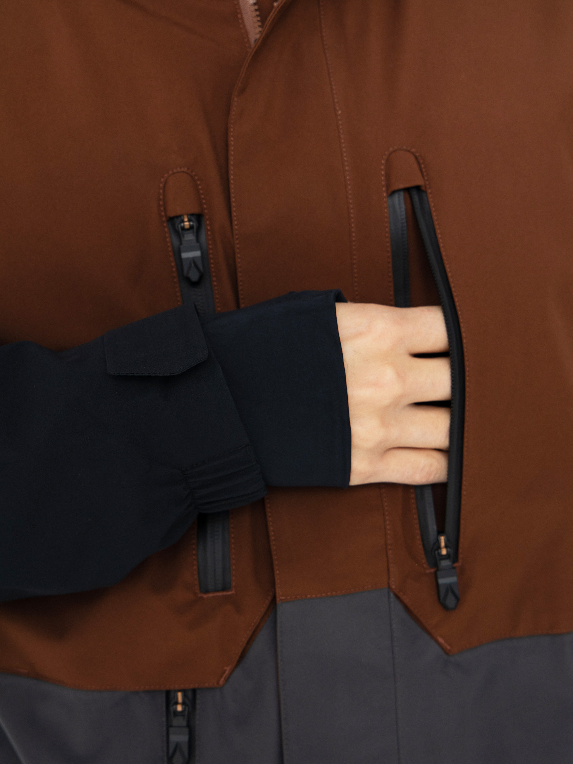 Férfi Snowboard dzseki Volcom Rnge Stretch 30K (brown)