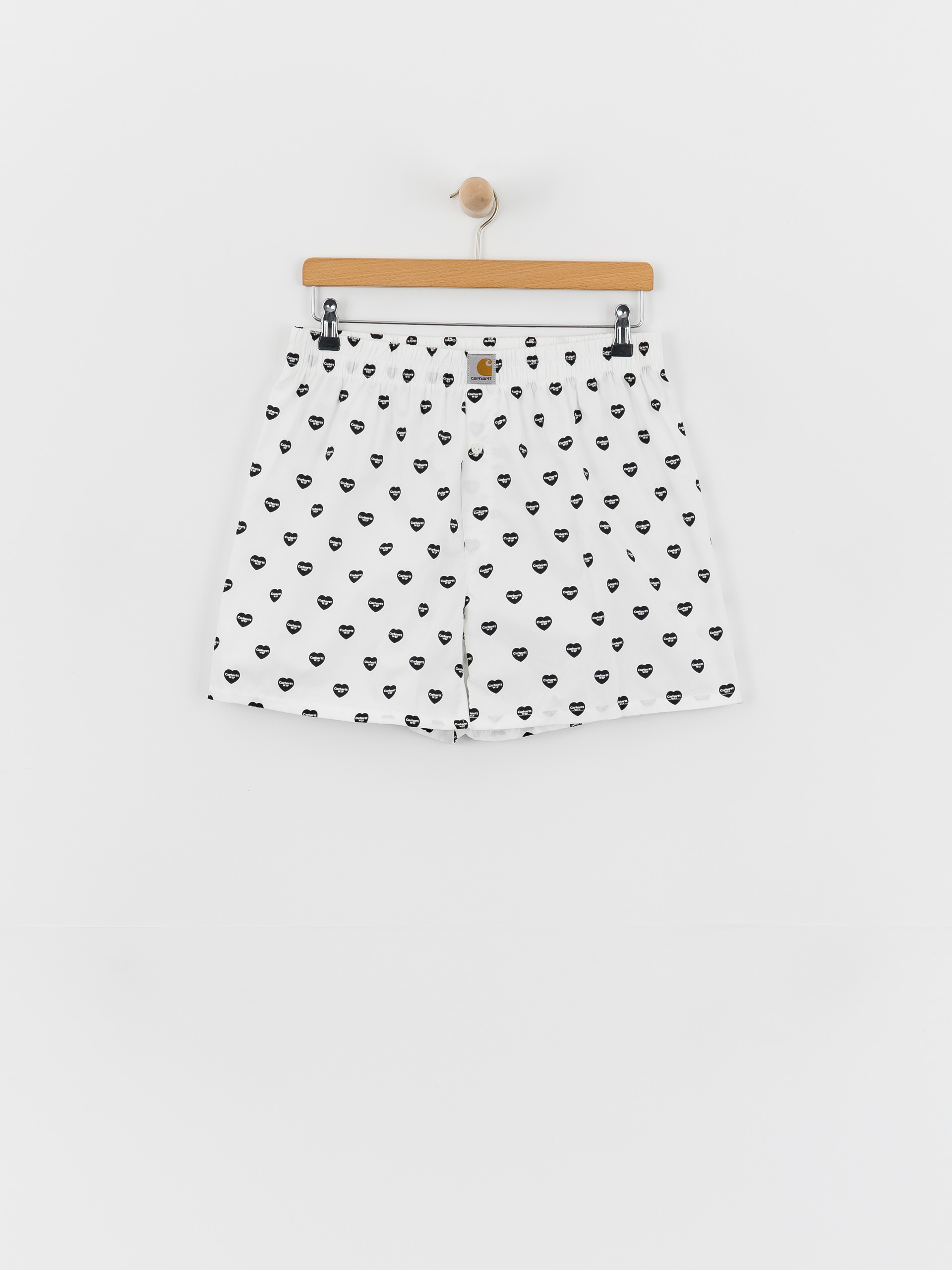 Alsónemű Carhartt WIP Cotton Boxer (heart print/white/black)