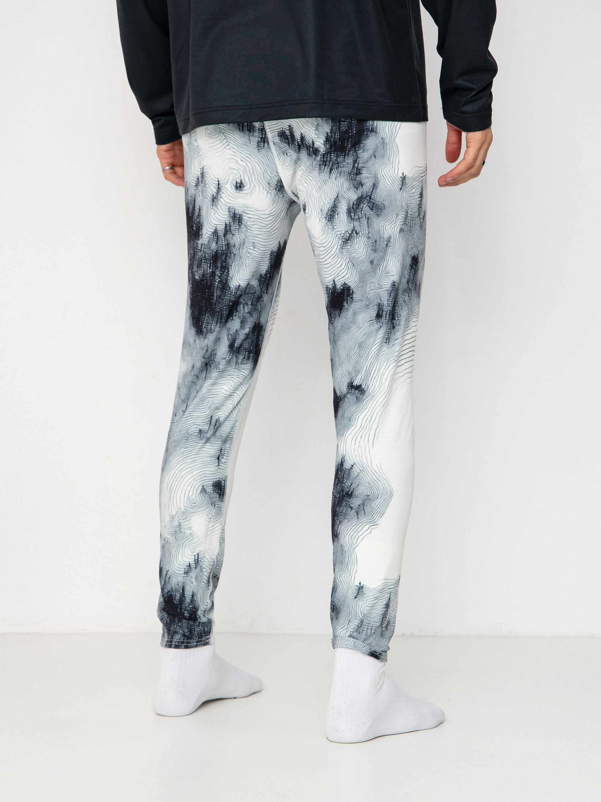 Férfi Picture Lhotse Printed Thermo leggings (snowy pine print)