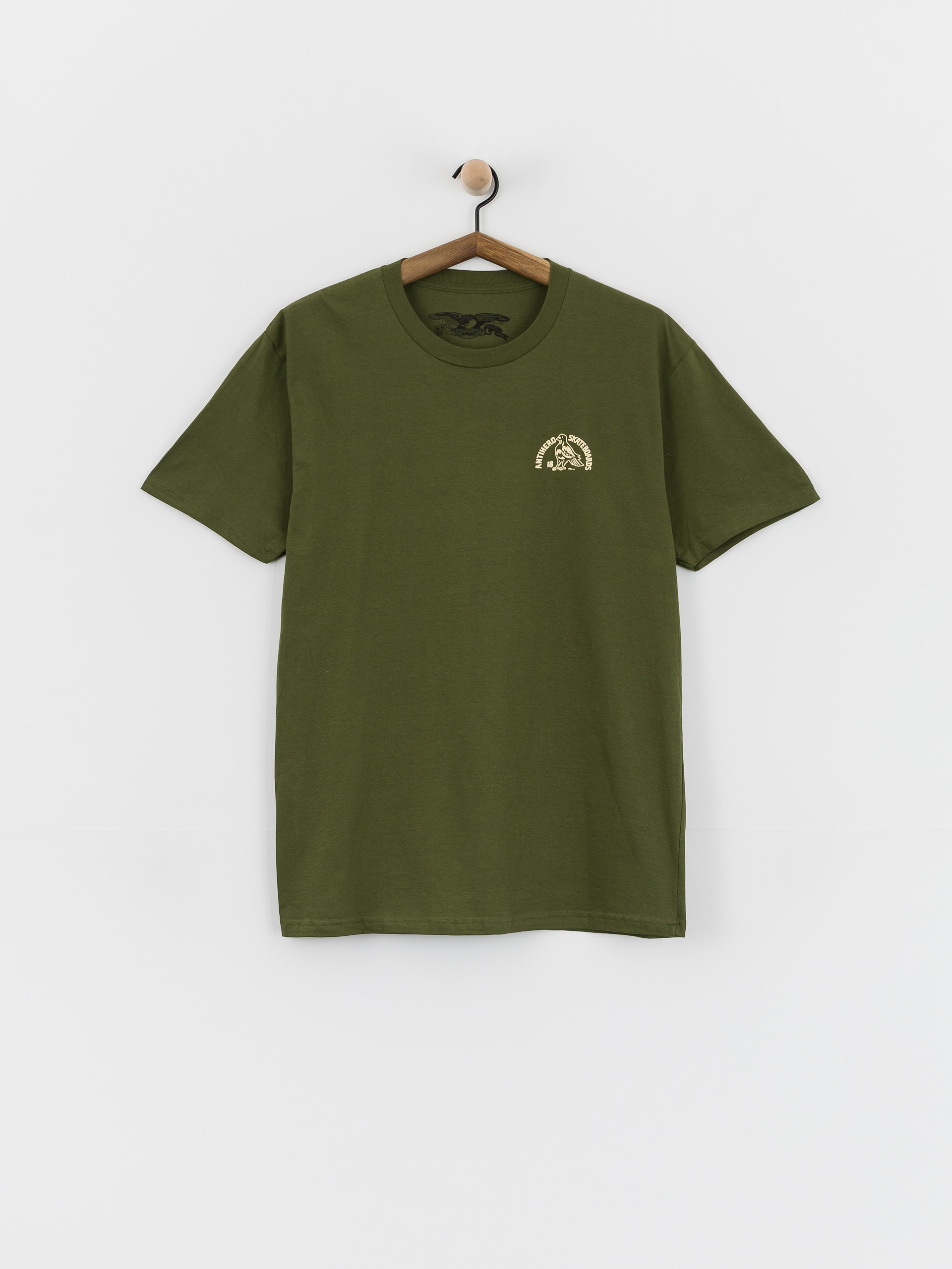 Antihero Clubhouse Póló (olive w/cream prints)