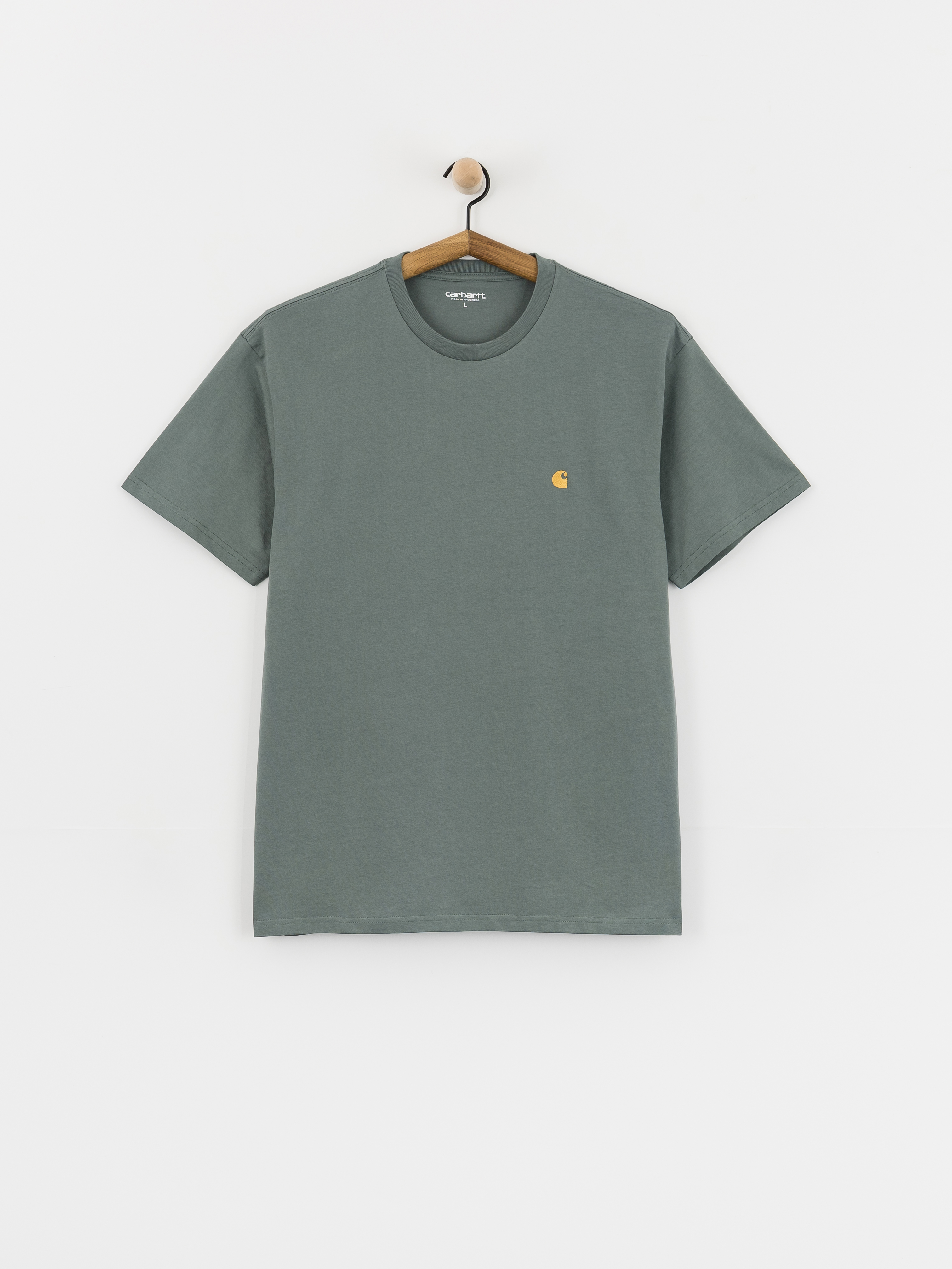 Póló Carhartt WIP Chase (velvet green/gold)