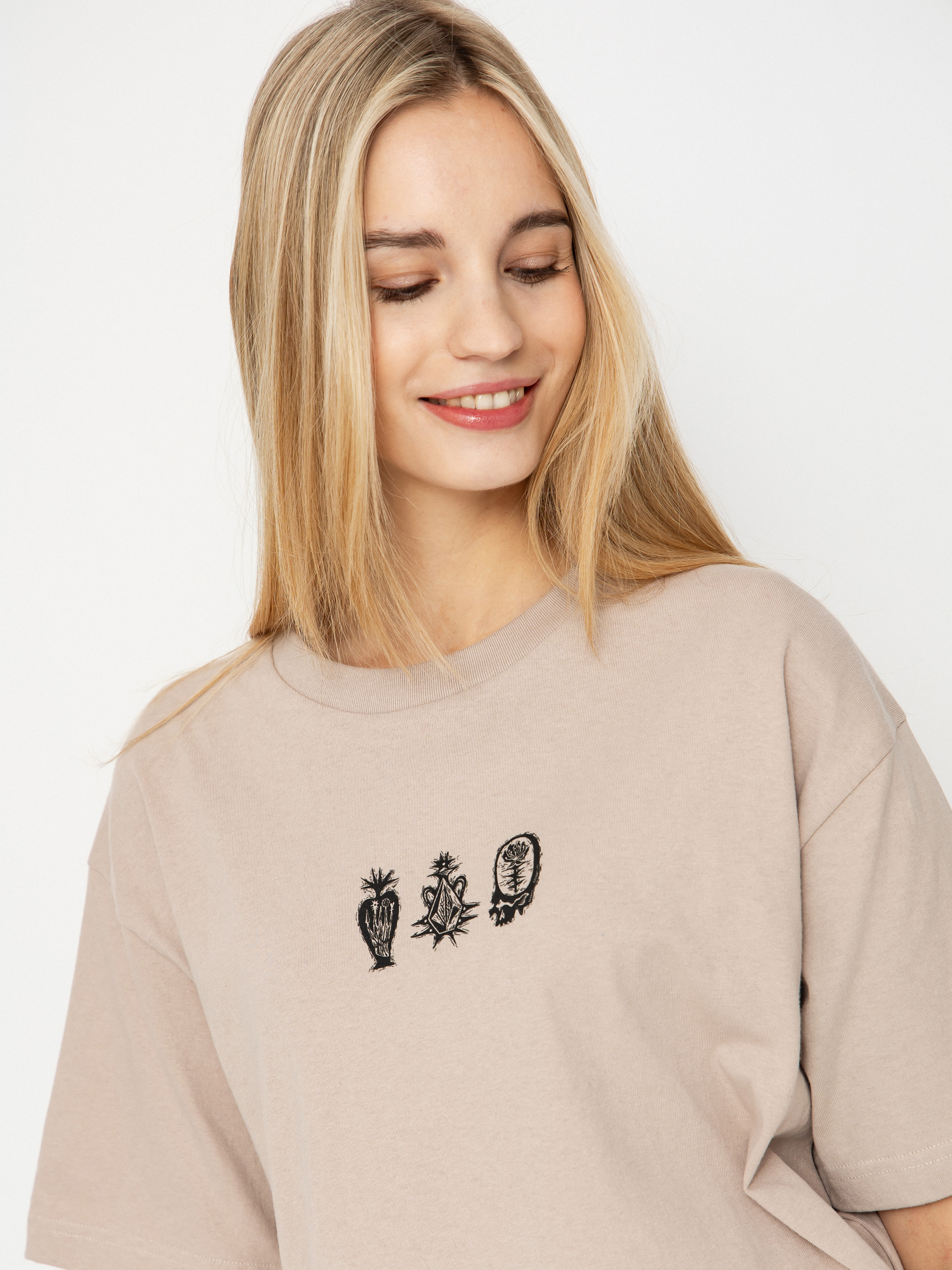 Volcom Fa Vaderetro 2 Wmn Póló (khakiest)