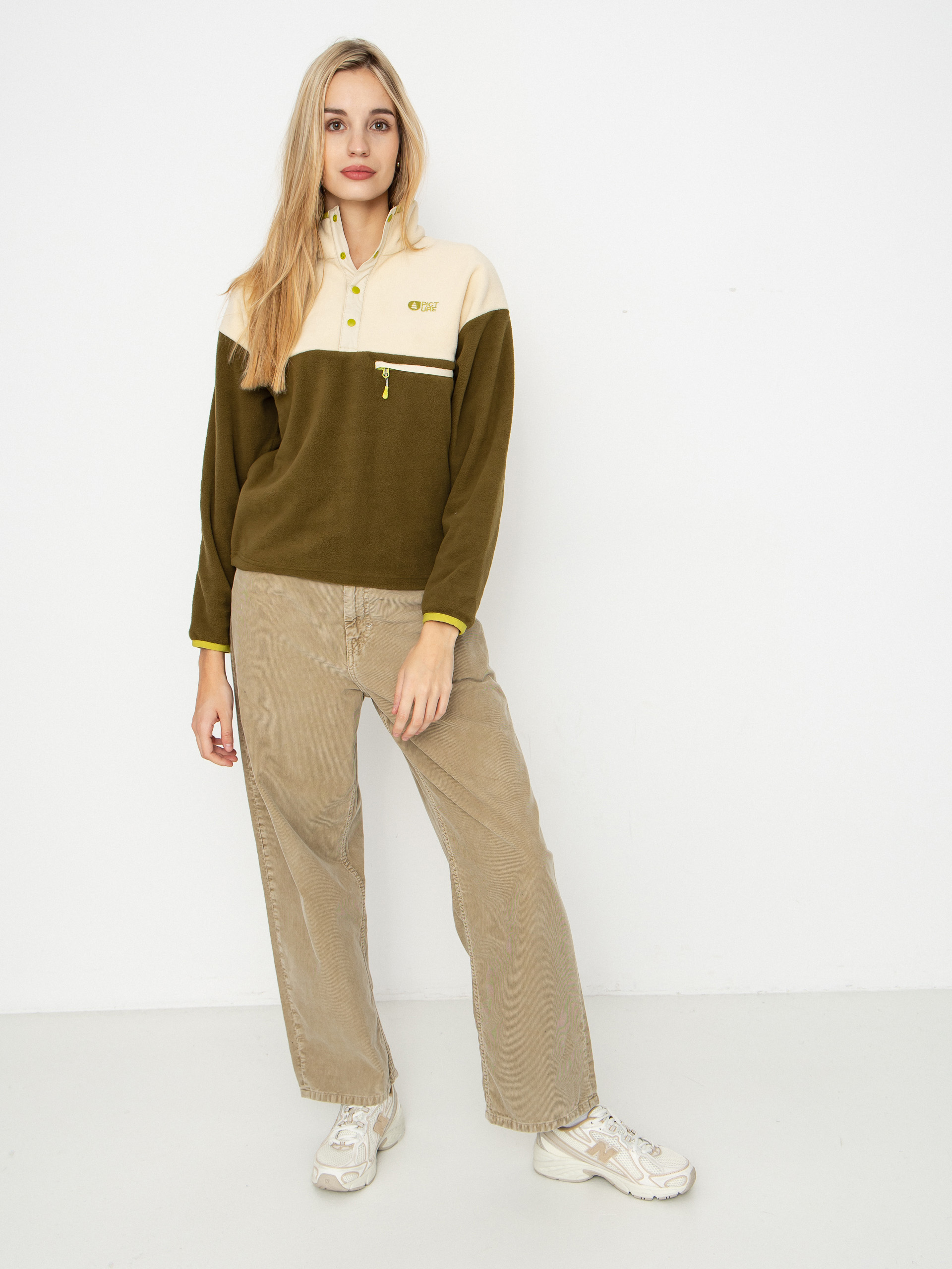 Picture Arcca 1/4 Zip Wmn Polu00e1r pulu00f3ver (tobacco)