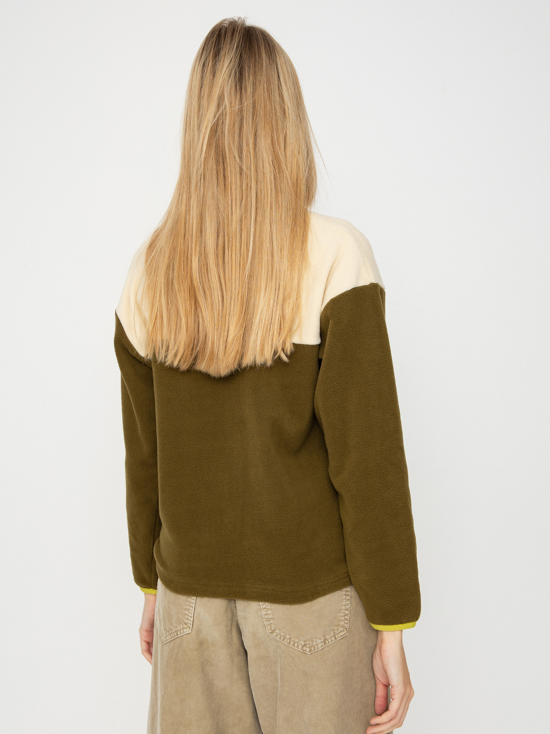 Női Picture Arcca 1/4 Zip Polár pulóver (tobacco)