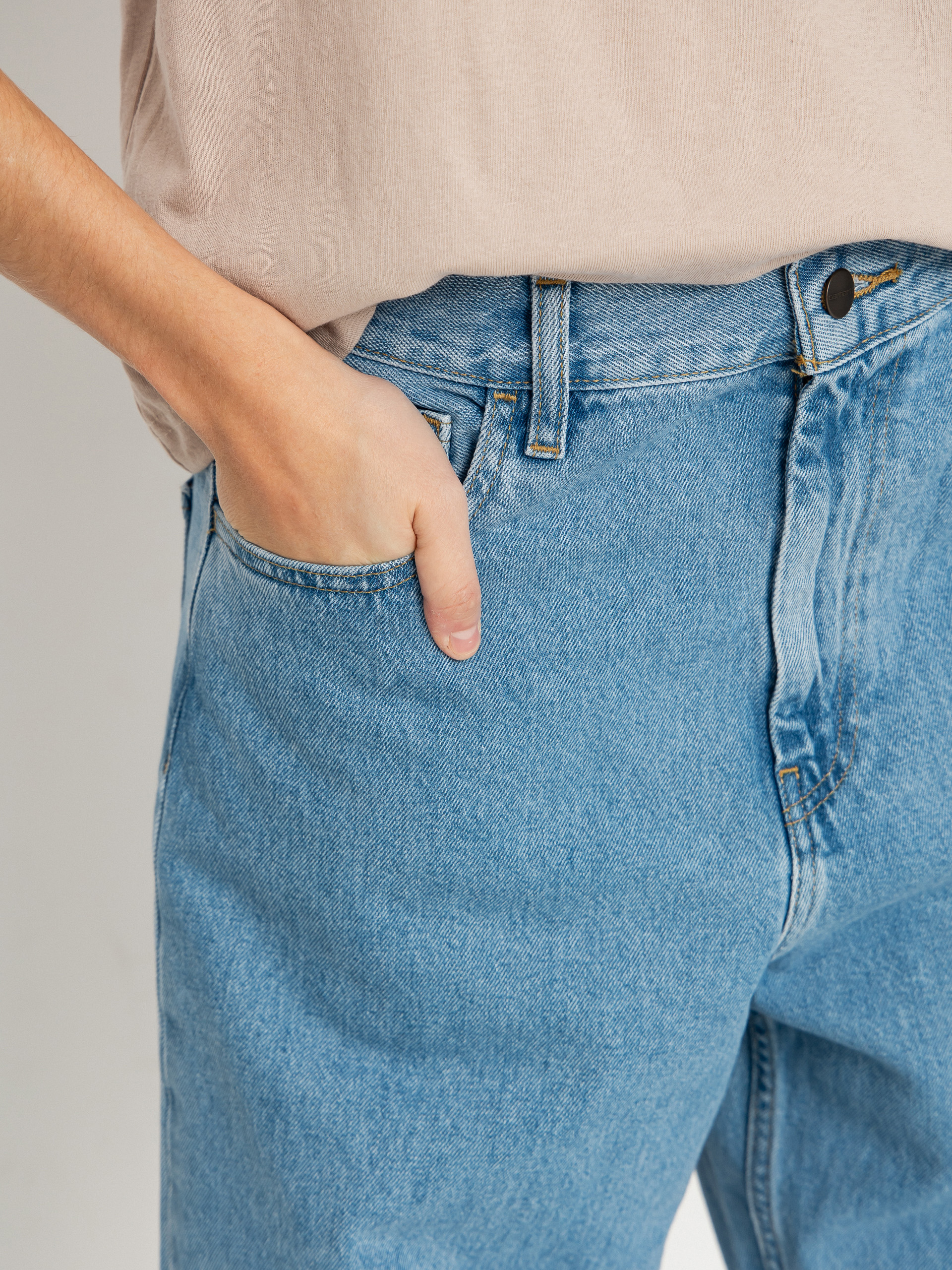 Carhartt WIP Brandon Wmn Kisnadrág (blue stone bleched)