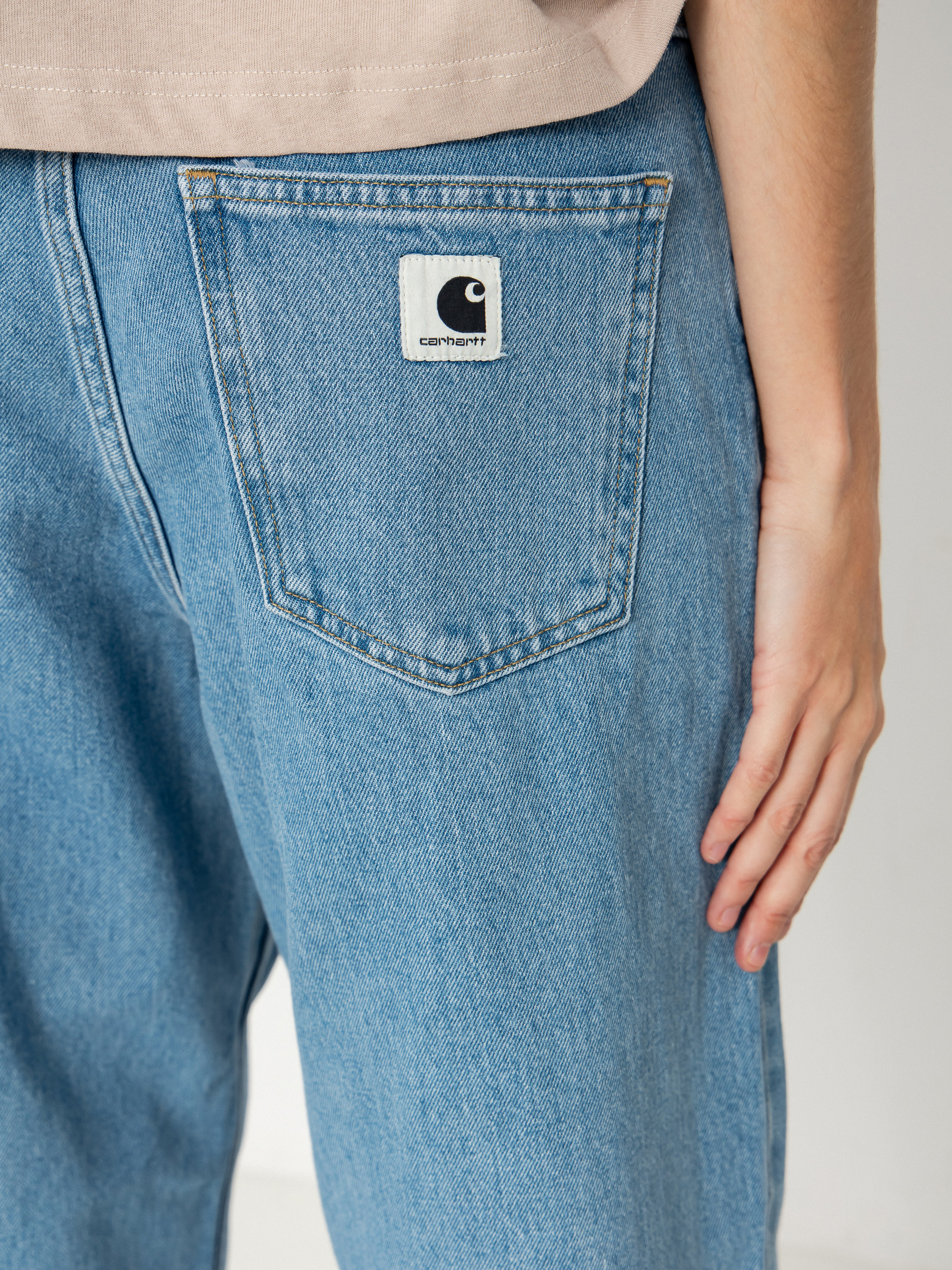 Carhartt WIP Brandon Wmn Kisnadrág (blue stone bleched)