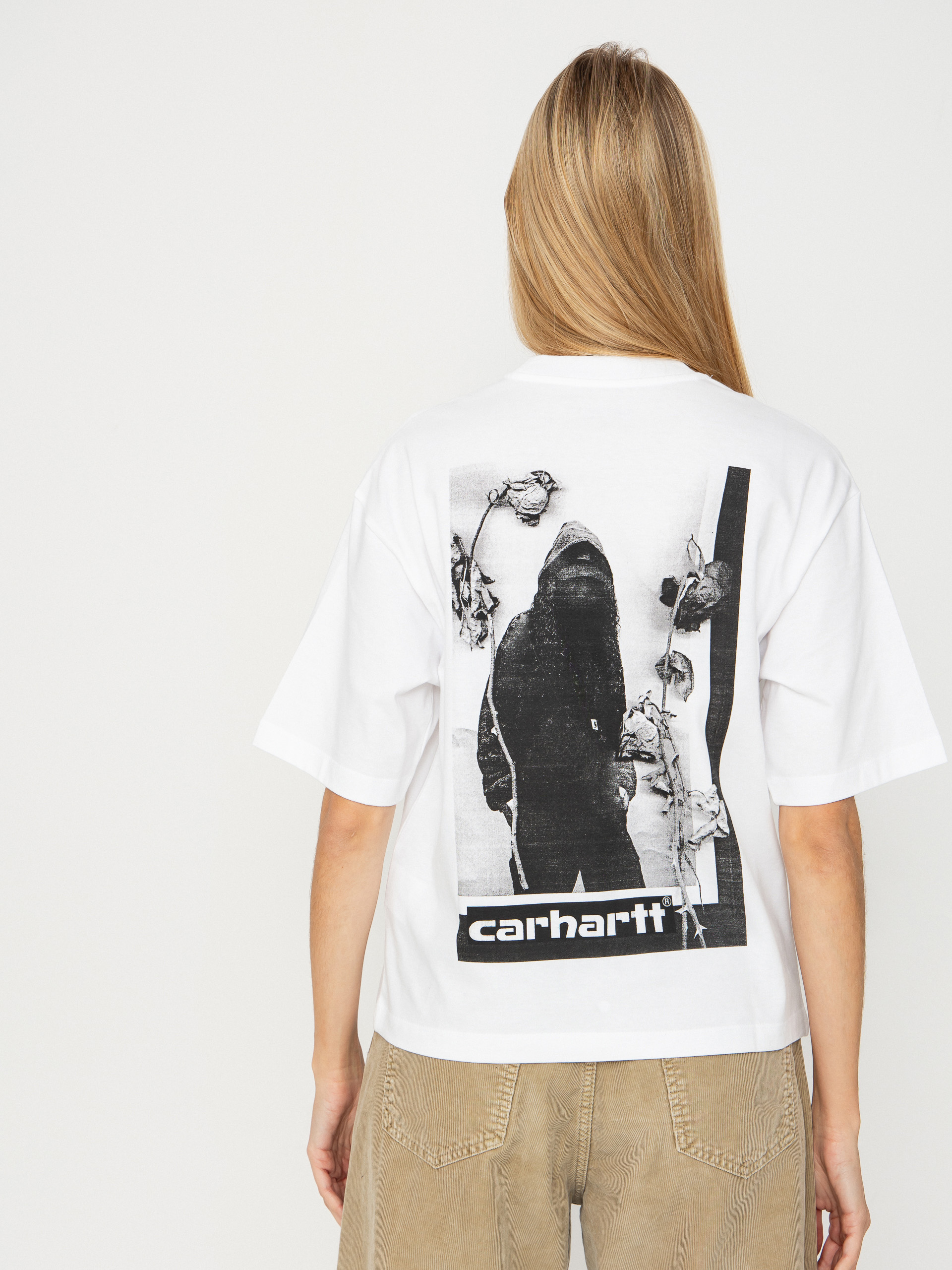 Póló Carhartt WIP Archive Script Wmn (white)